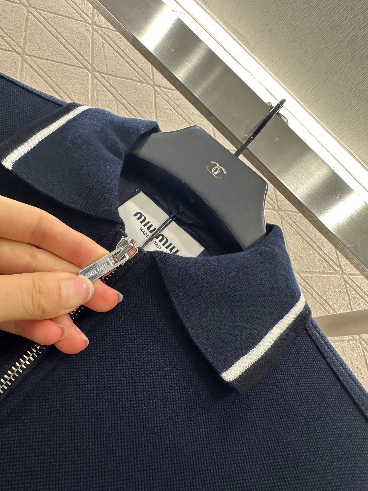 Mi 25 Zipper lapel casual jacket