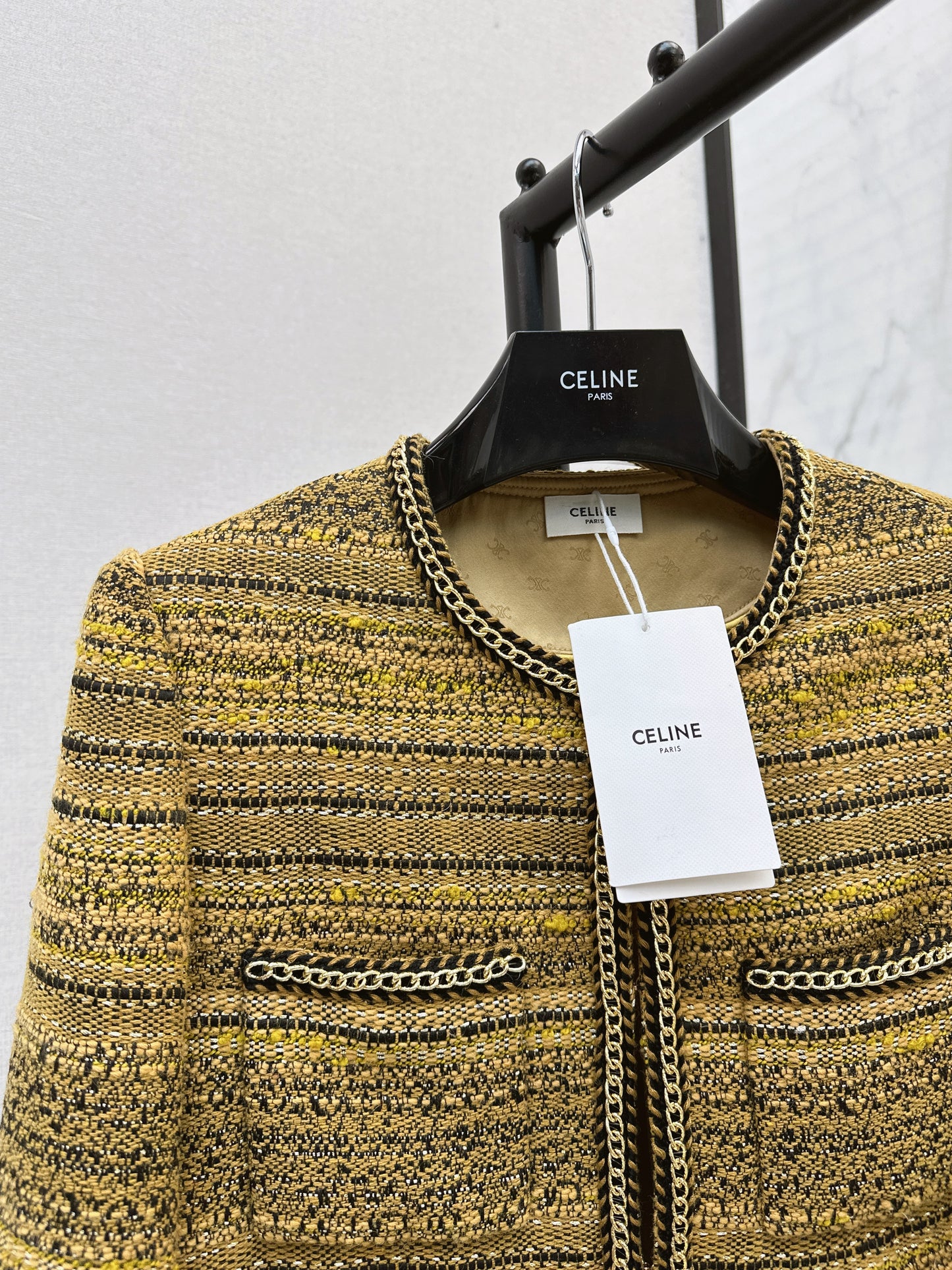 C 25 Trimmed tweed jacket