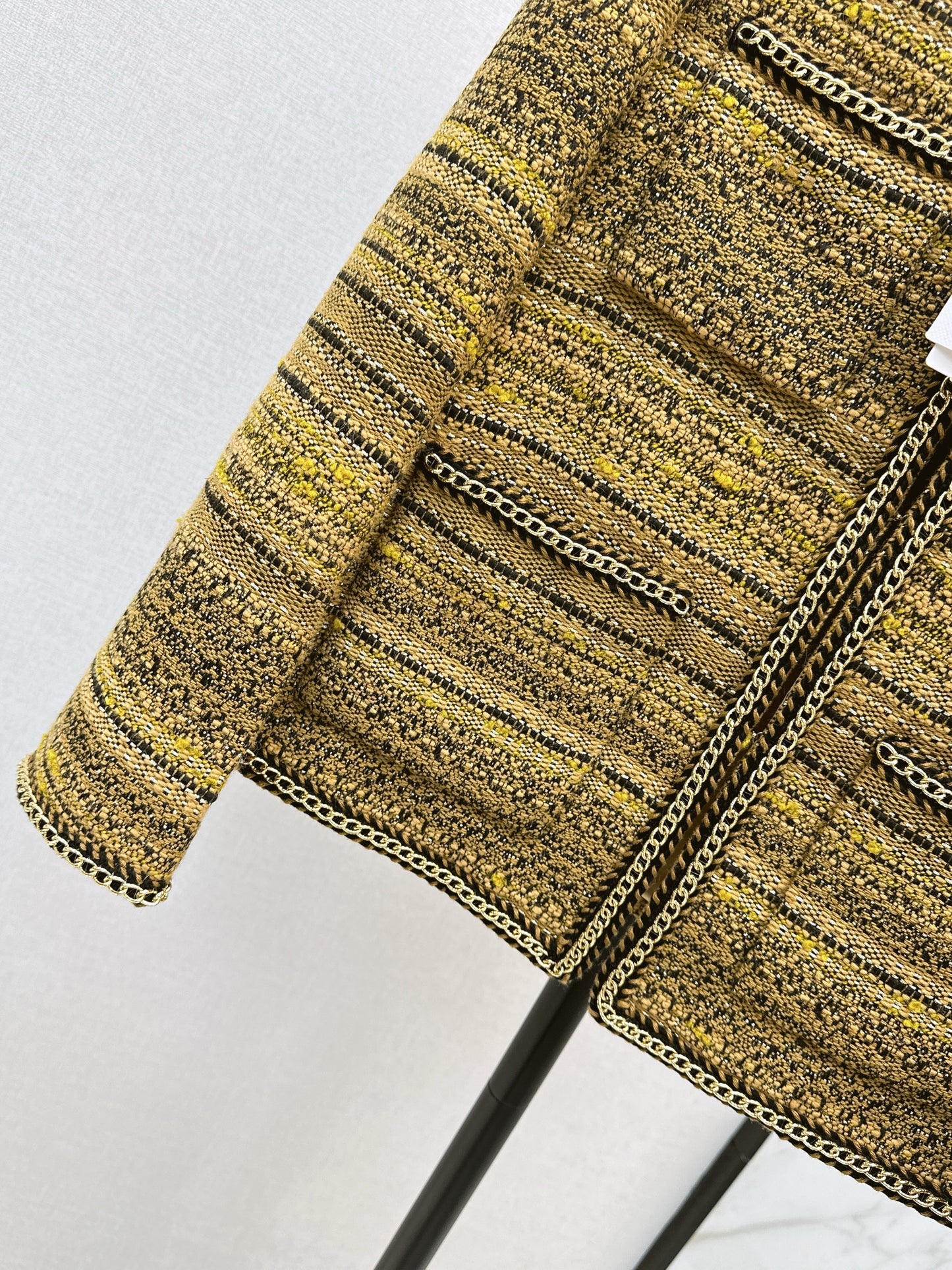 C 25 Trimmed tweed jacket
