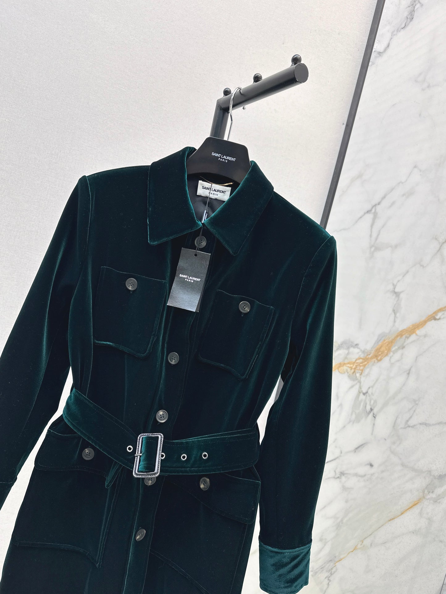 Y 25fw single-breasted velvet jacket