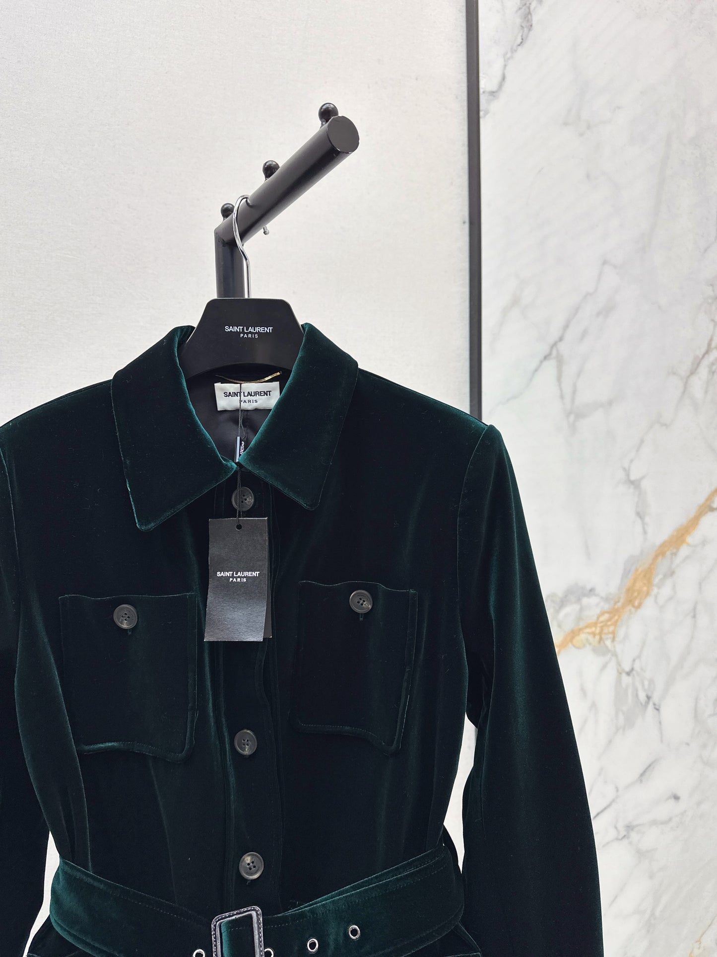 Y 25fw single-breasted velvet jacket