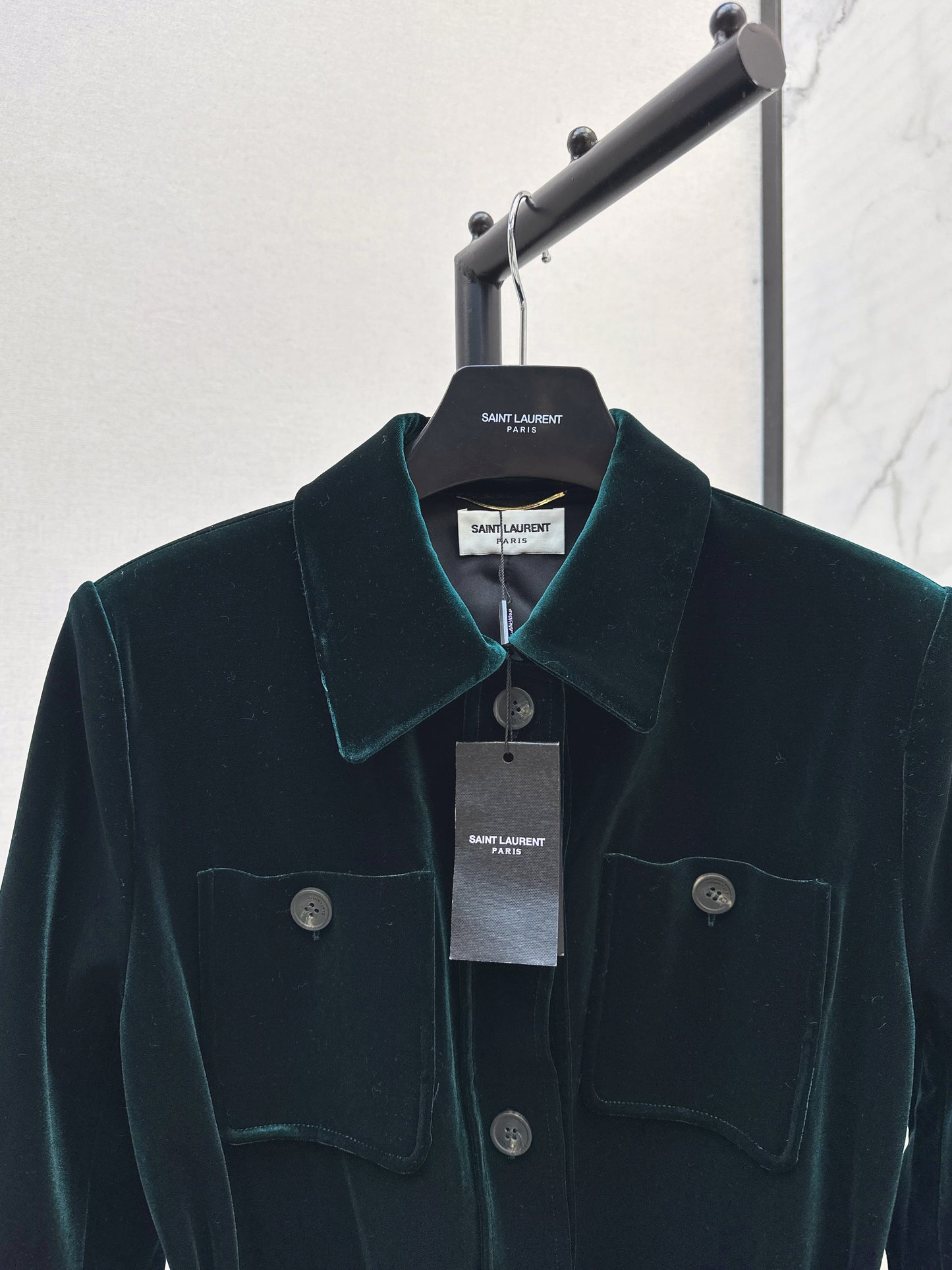 Y 25fw single-breasted velvet jacket