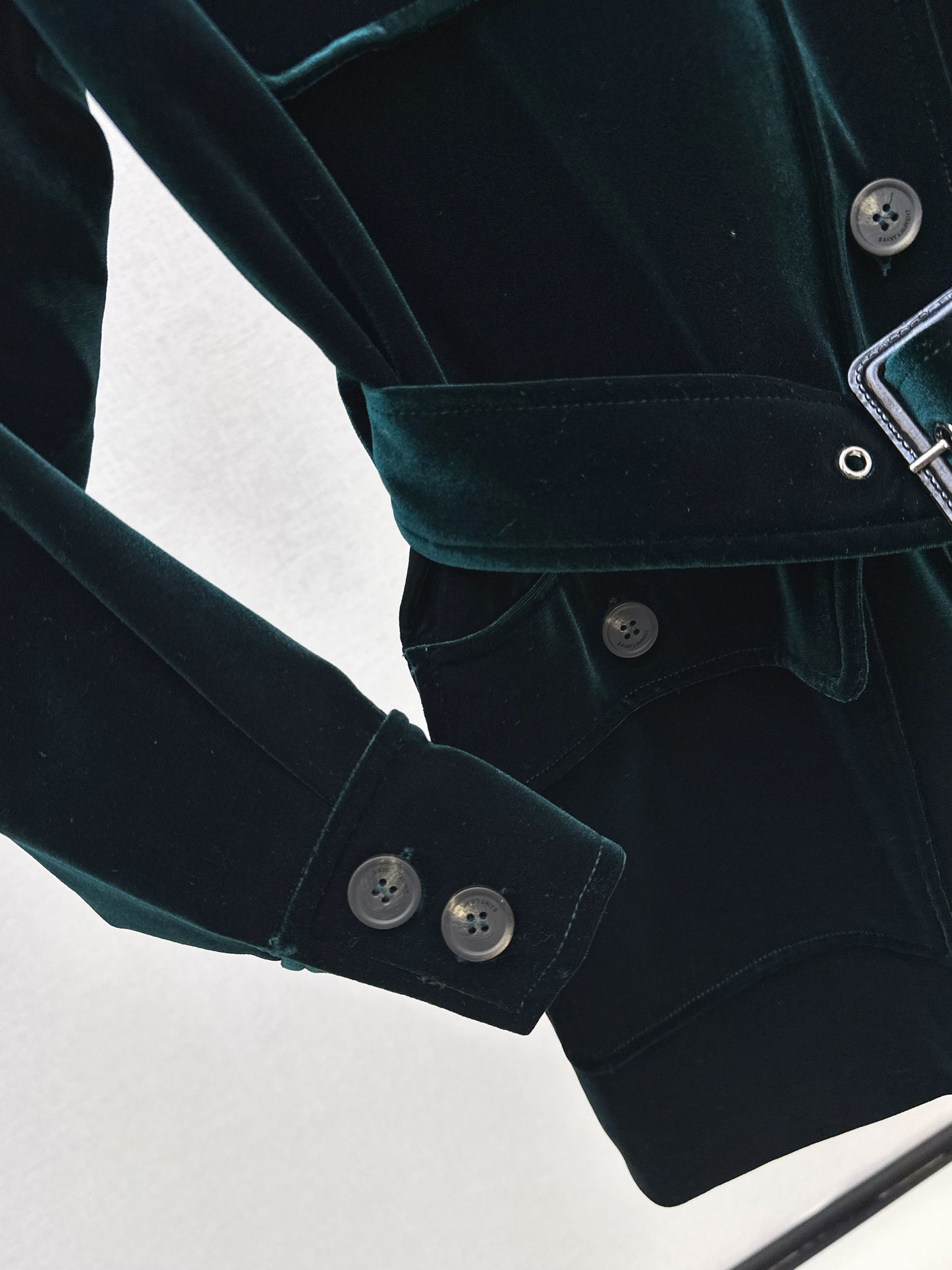 Y 25fw single-breasted velvet jacket
