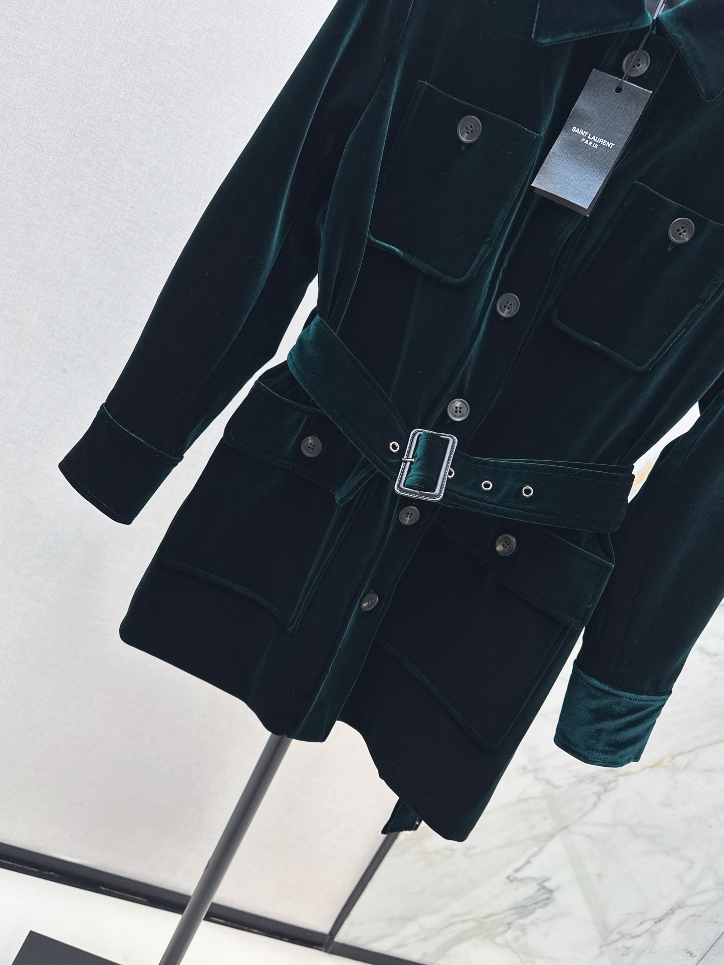 Y 25fw single-breasted velvet jacket