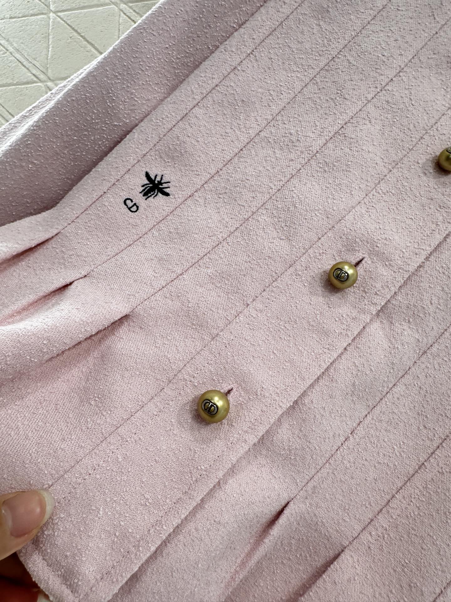 Di 25 Stand up collar lace jacket(PINK/BEIGI)