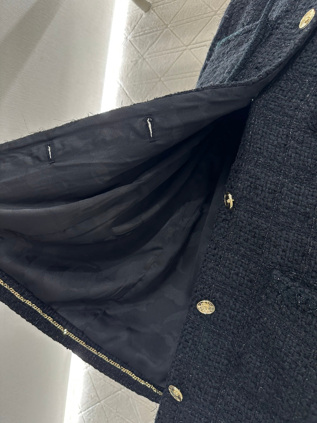 C 25 Wool woolen coat with detachable hood