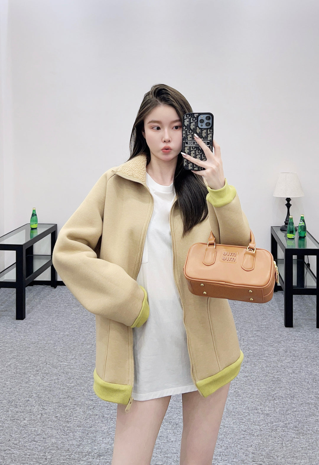 Mi 25 Plush zip-up jacket