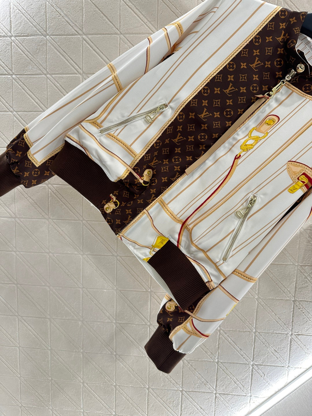 L 25 Reversible Stand Collar Jacket + Midi Skirt Set