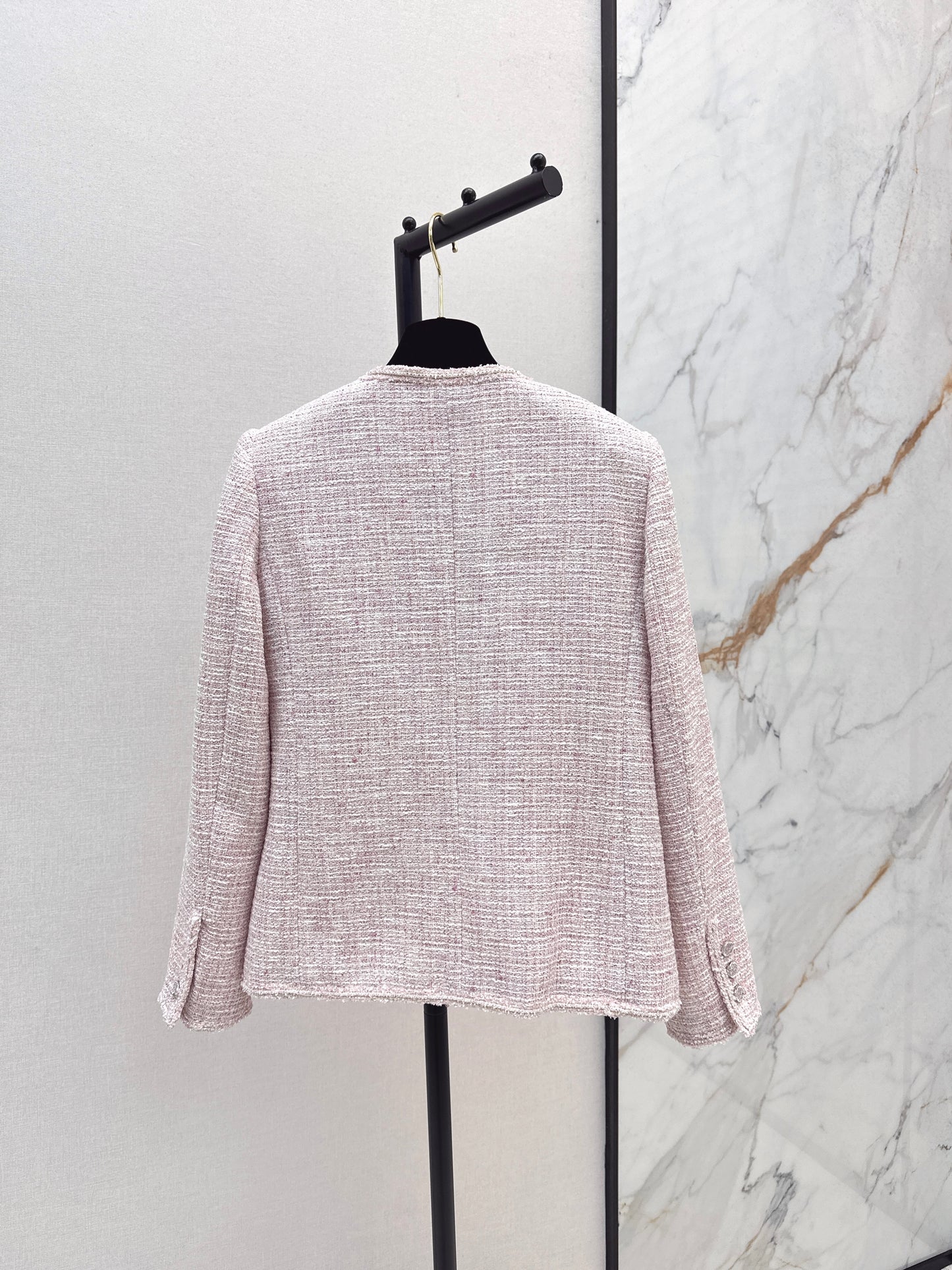 C 25 Pink ladylike woven jacket