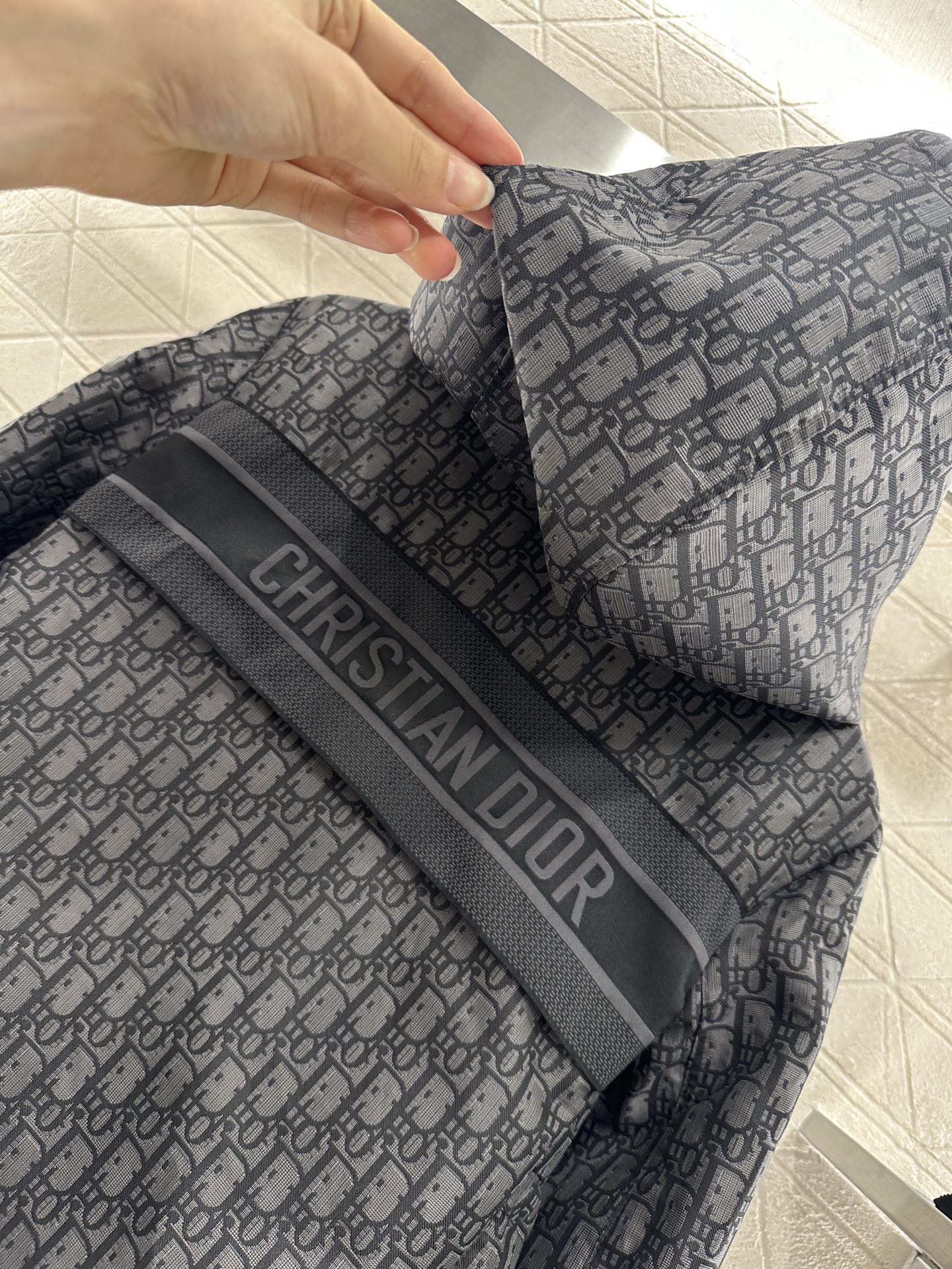 Di 25 Jacquard assault belt buckle jacket+pants set