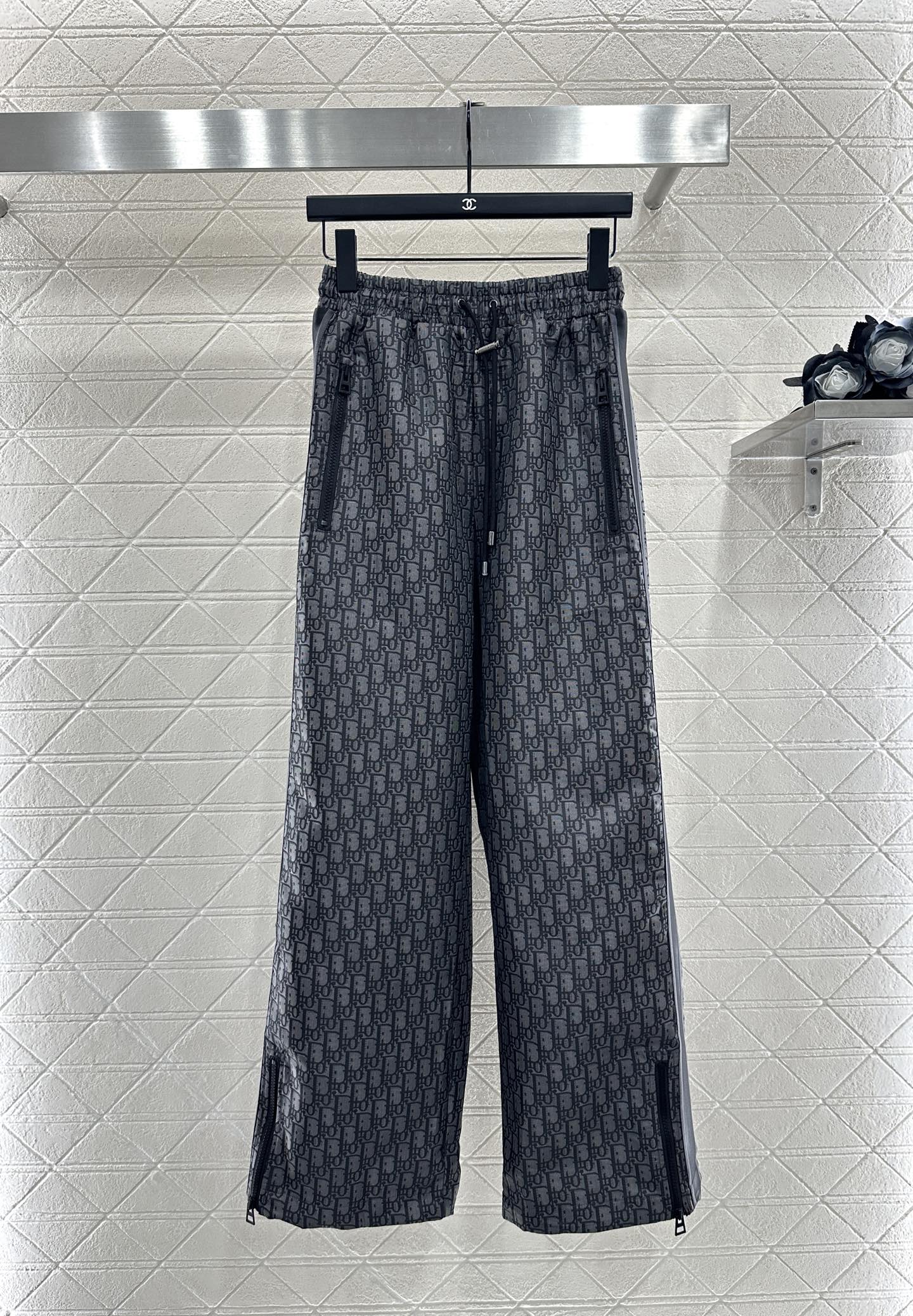 Di 25 Jacquard assault belt buckle jacket+pants set