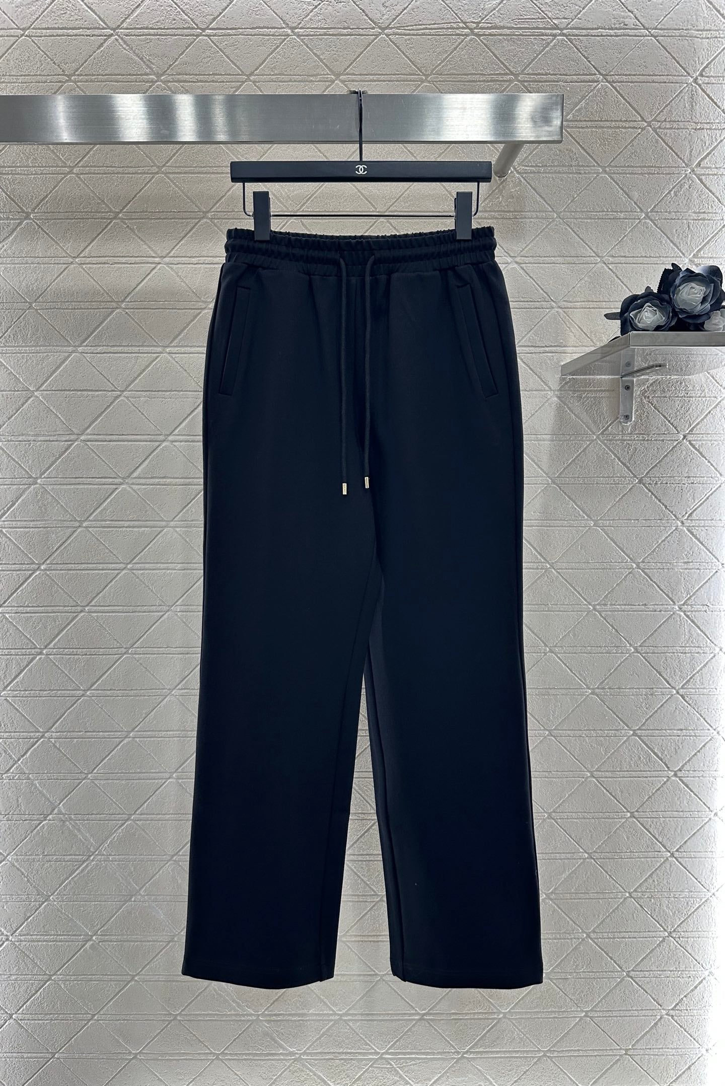 L 25 Double sided hooded jacket+pants set(BLKAC/GRAY)