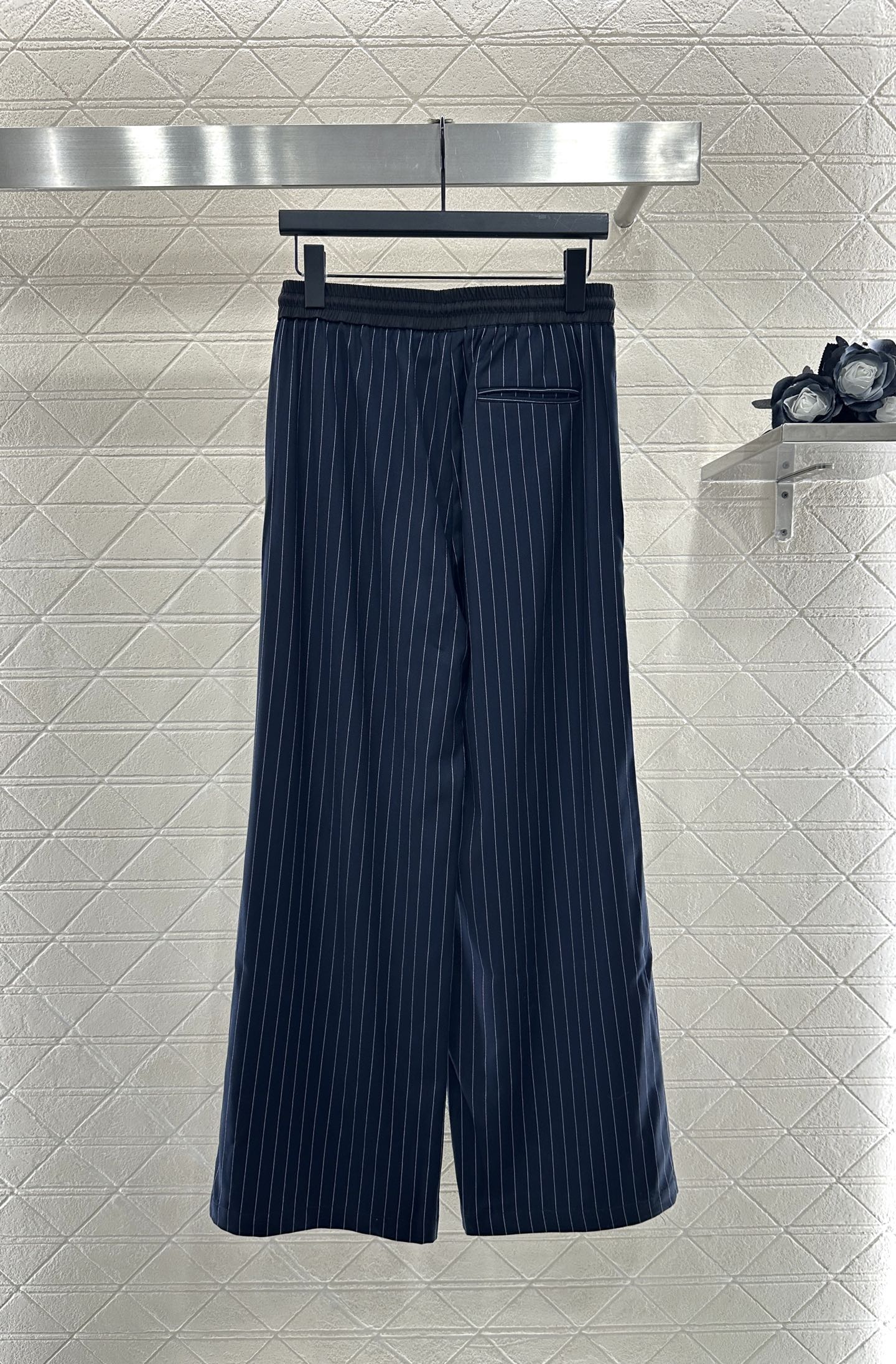 Mi 25 Silhouette striped suit jacket+pants set