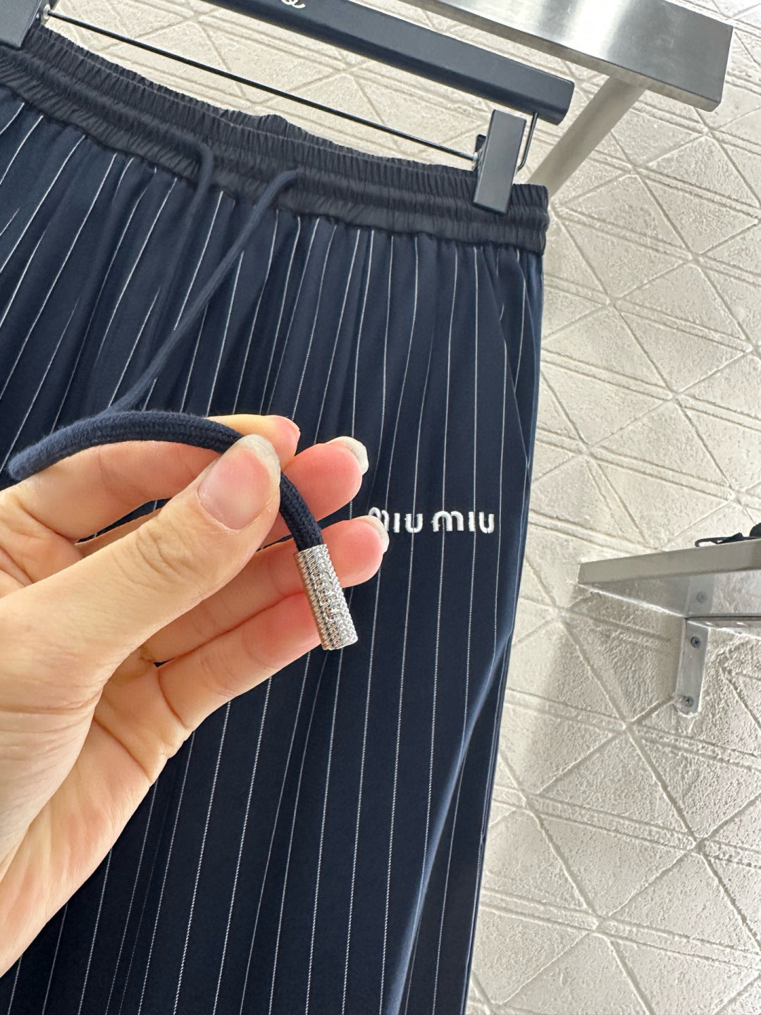 Mi 25 Silhouette striped suit jacket+pants set