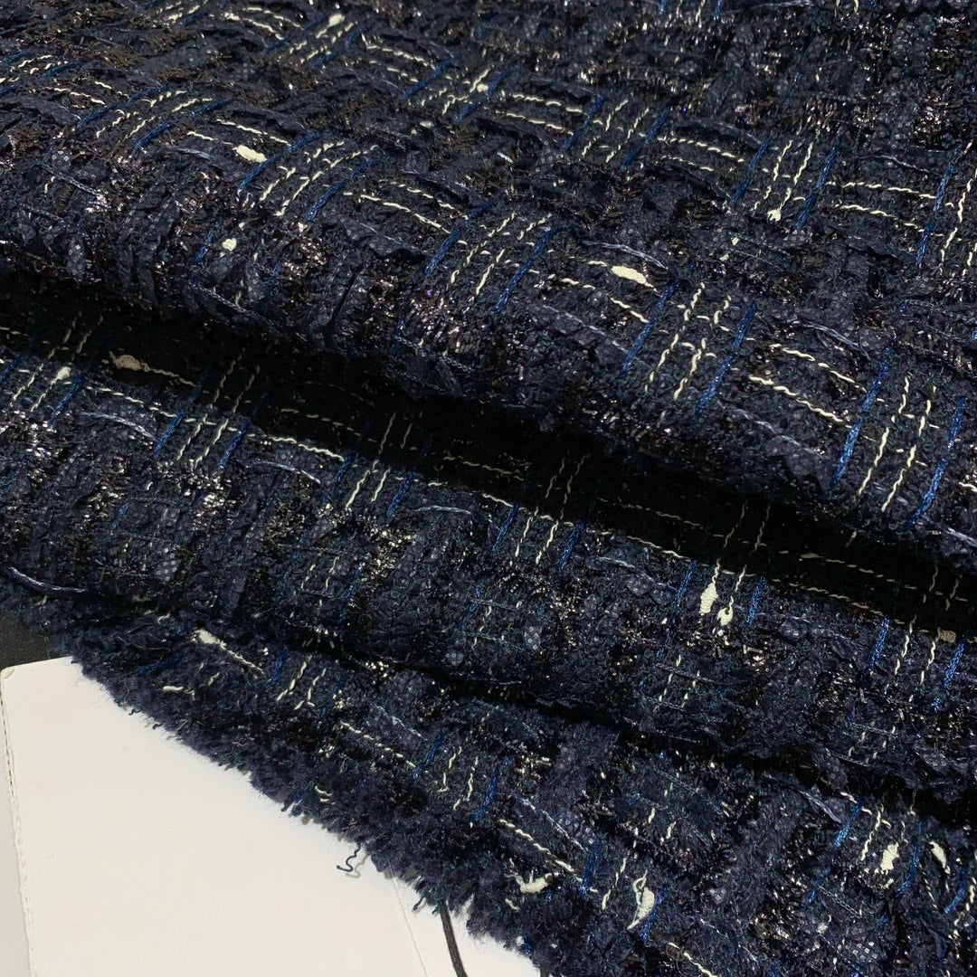 C 25 Navy blue tweed jacket