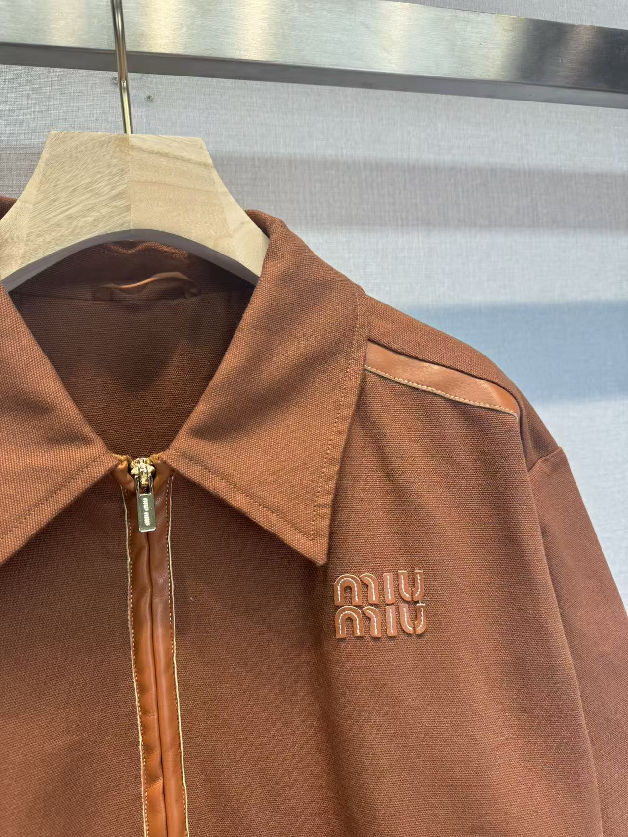 Mi 25 Suede patchwork denim jacket