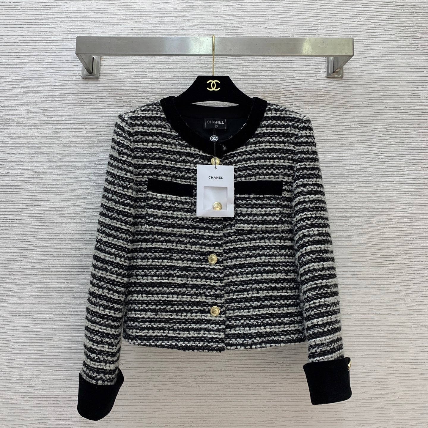 C 25 Wool blend velvet short jacket