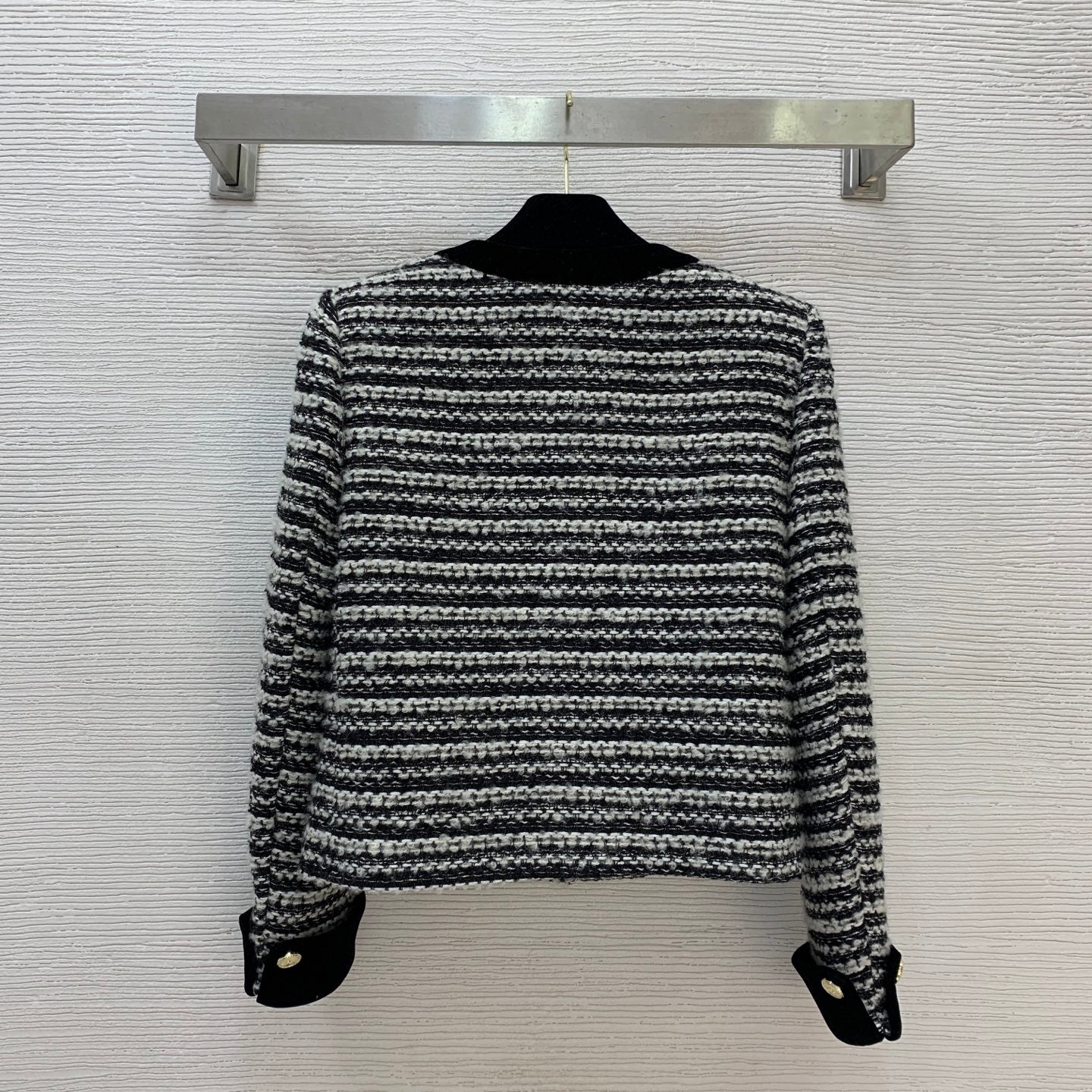 C 25 Wool blend velvet short jacket