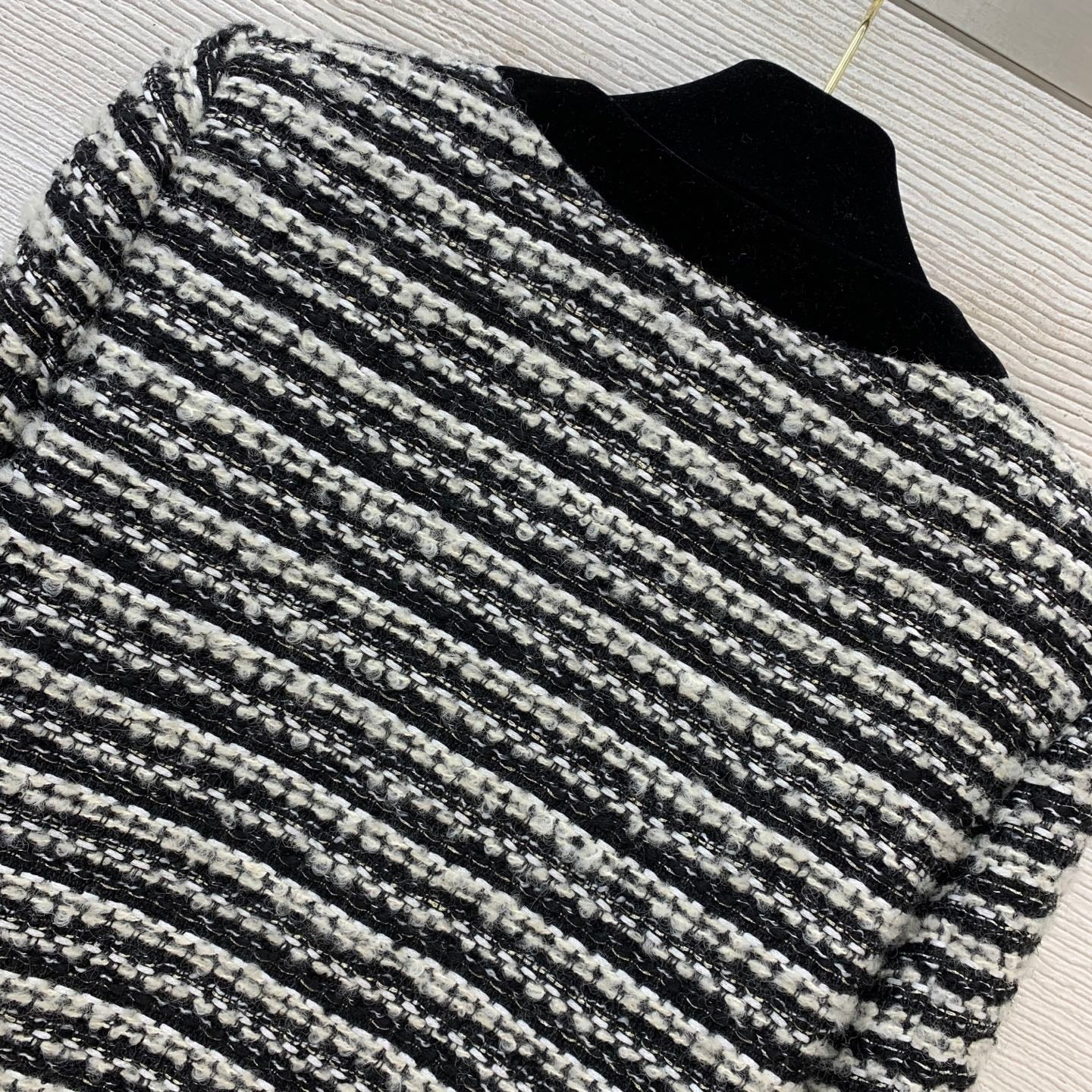 C 25 Wool blend velvet short jacket