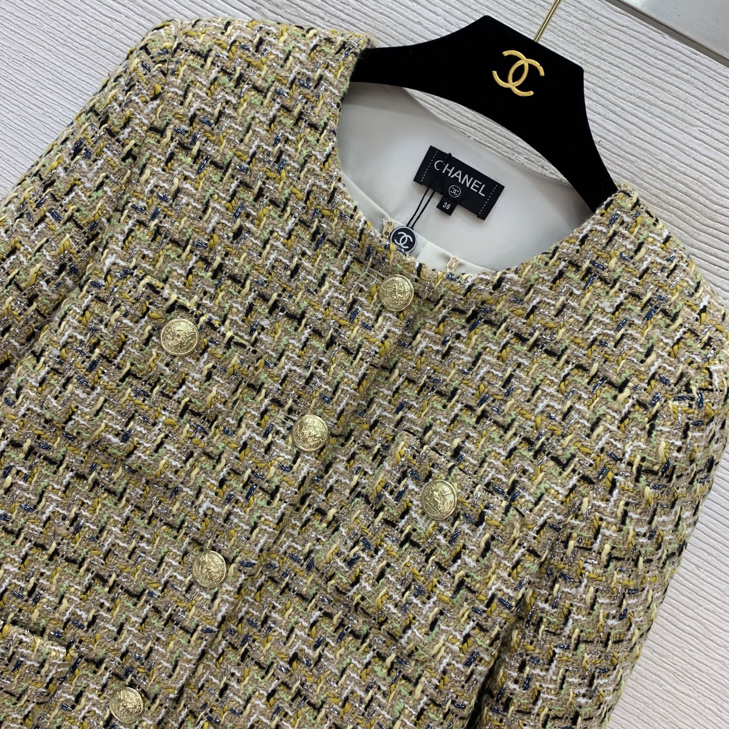 C 25 Blended yarn short jacket