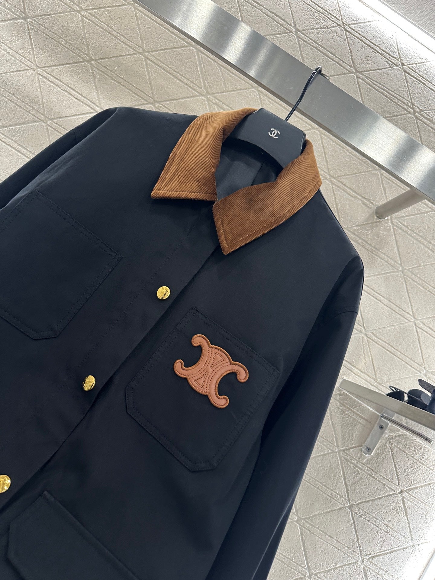 Ce 25 Corduroy collar jacket(KHAKI/BLACK)