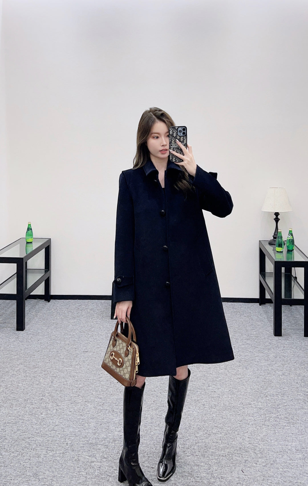 Pr 25 new wool long coat