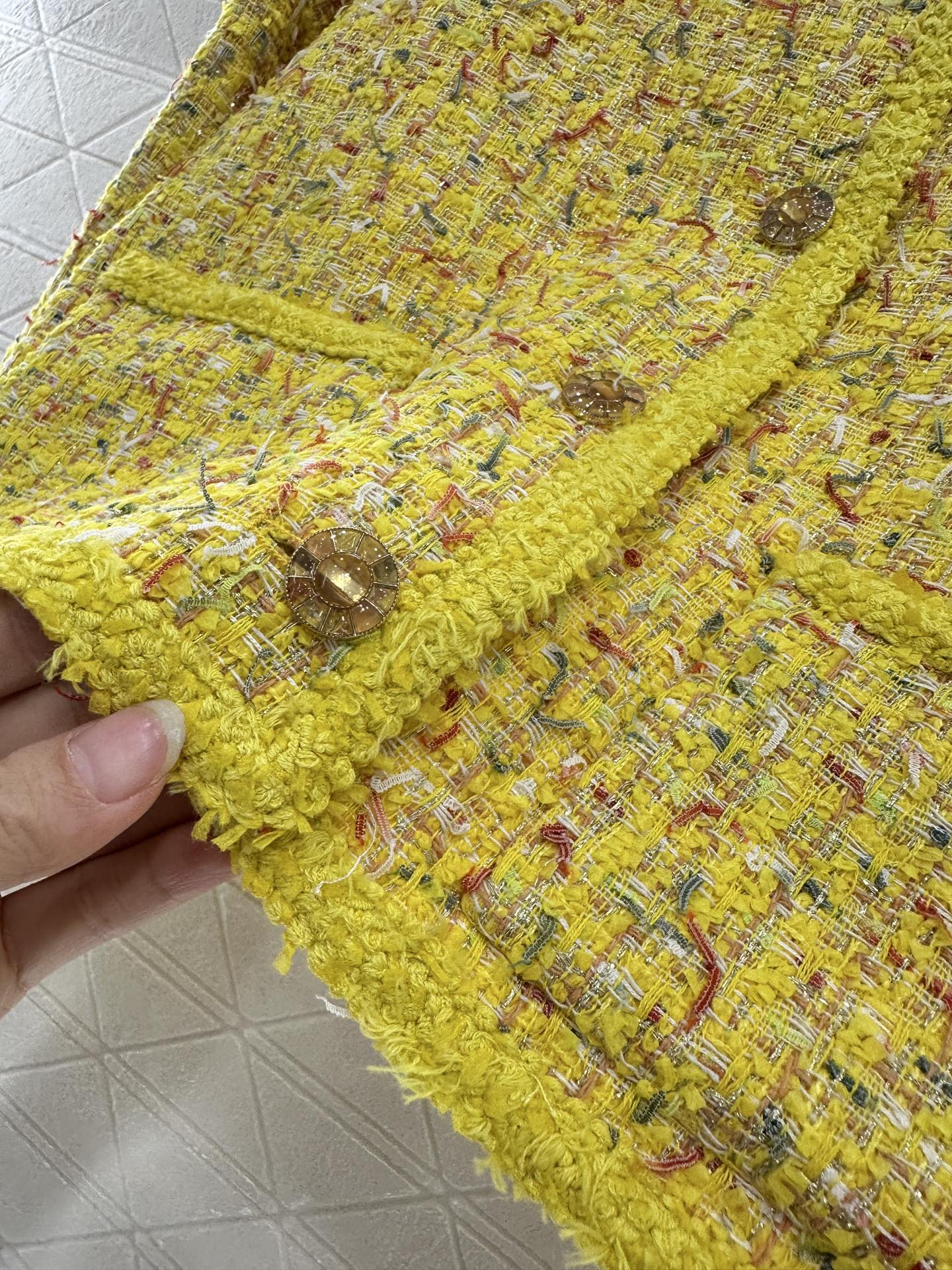 C 25 Colorful woven jacket