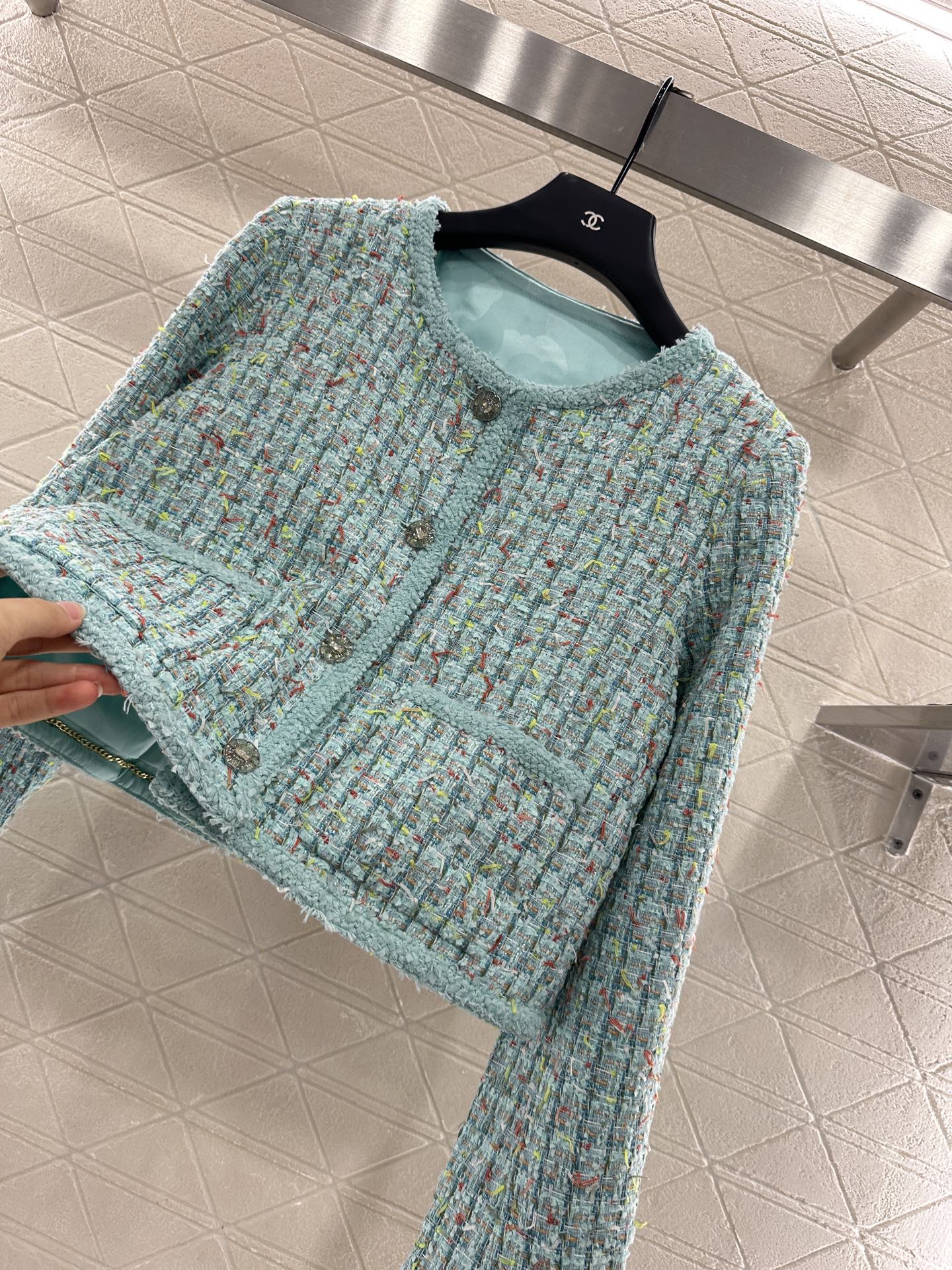 C 25 Colorful woven jacket