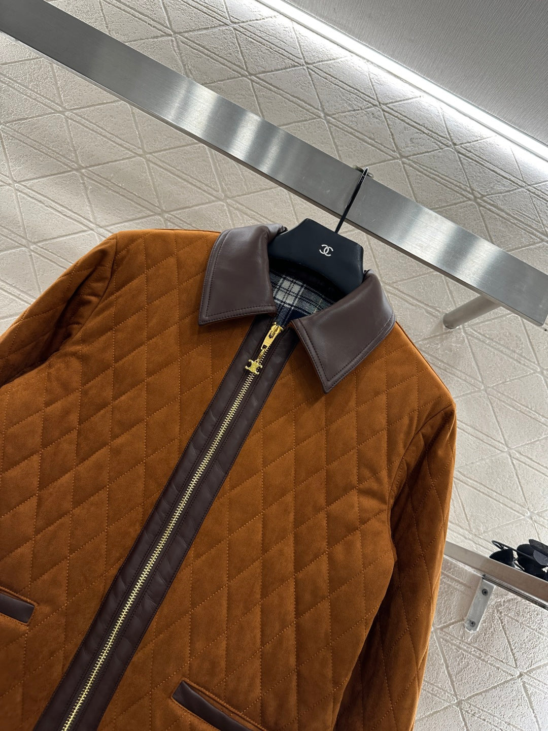 Ce 25 Cotton jacket and suede jacket