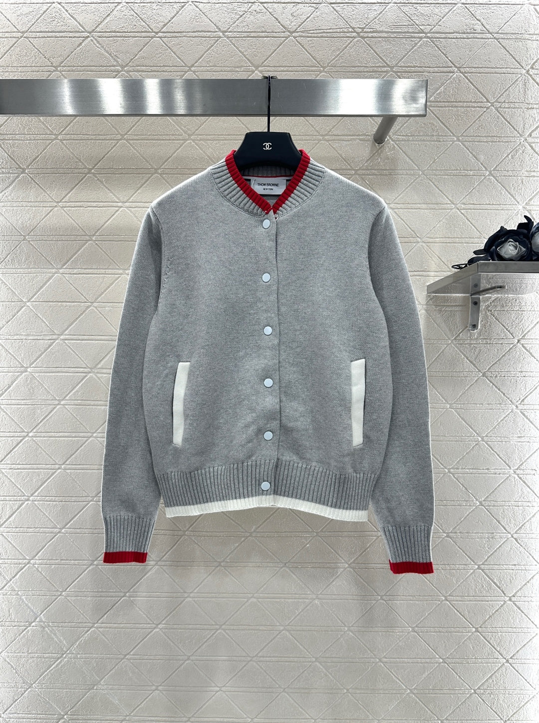 Th 25 Baseball Knitted Jacket