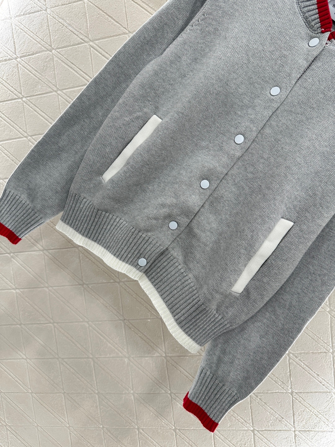 Th 25 Baseball Knitted Jacket