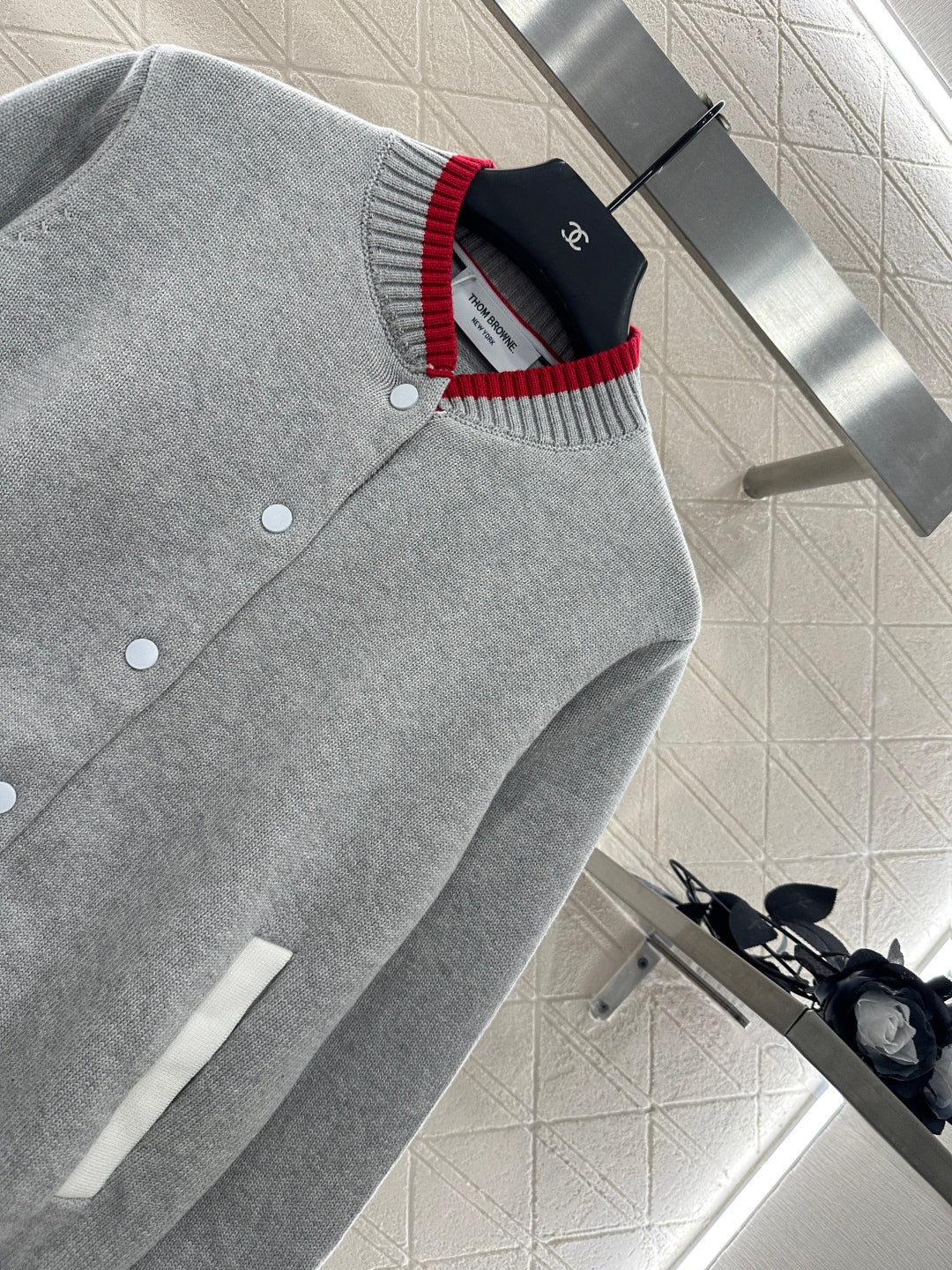 Th 25 Baseball Knitted Jacket