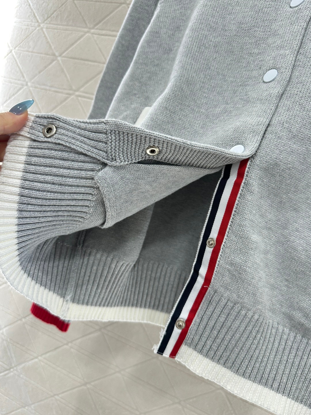 Th 25 Baseball Knitted Jacket