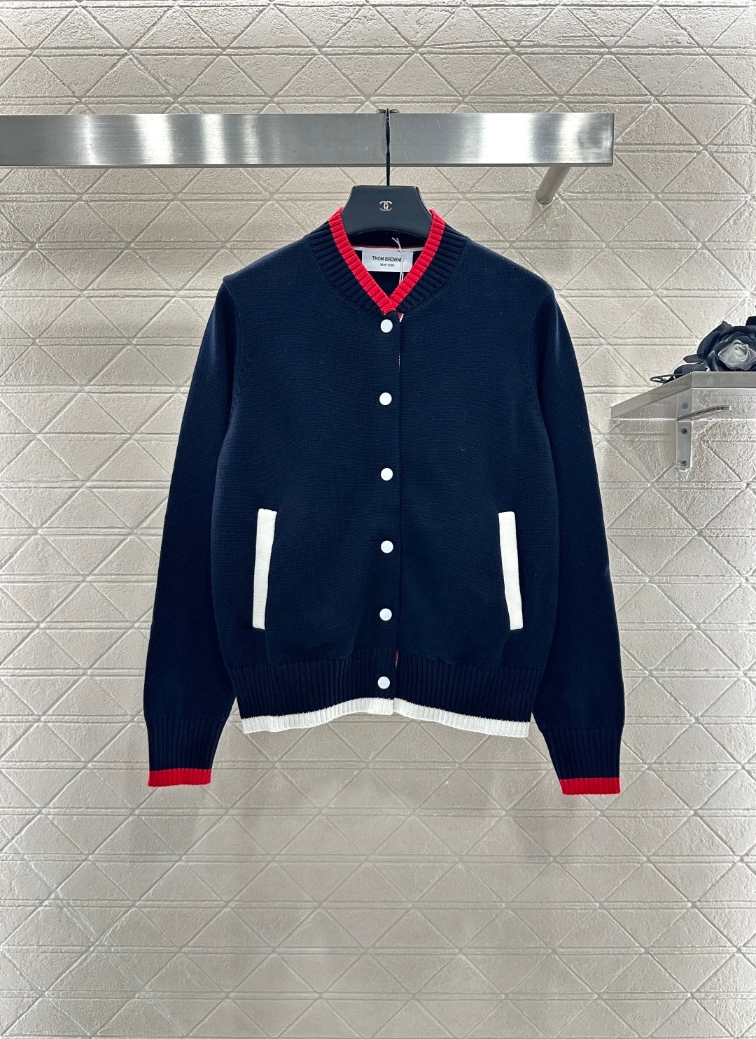 Th 25 Baseball Knitted Jacket
