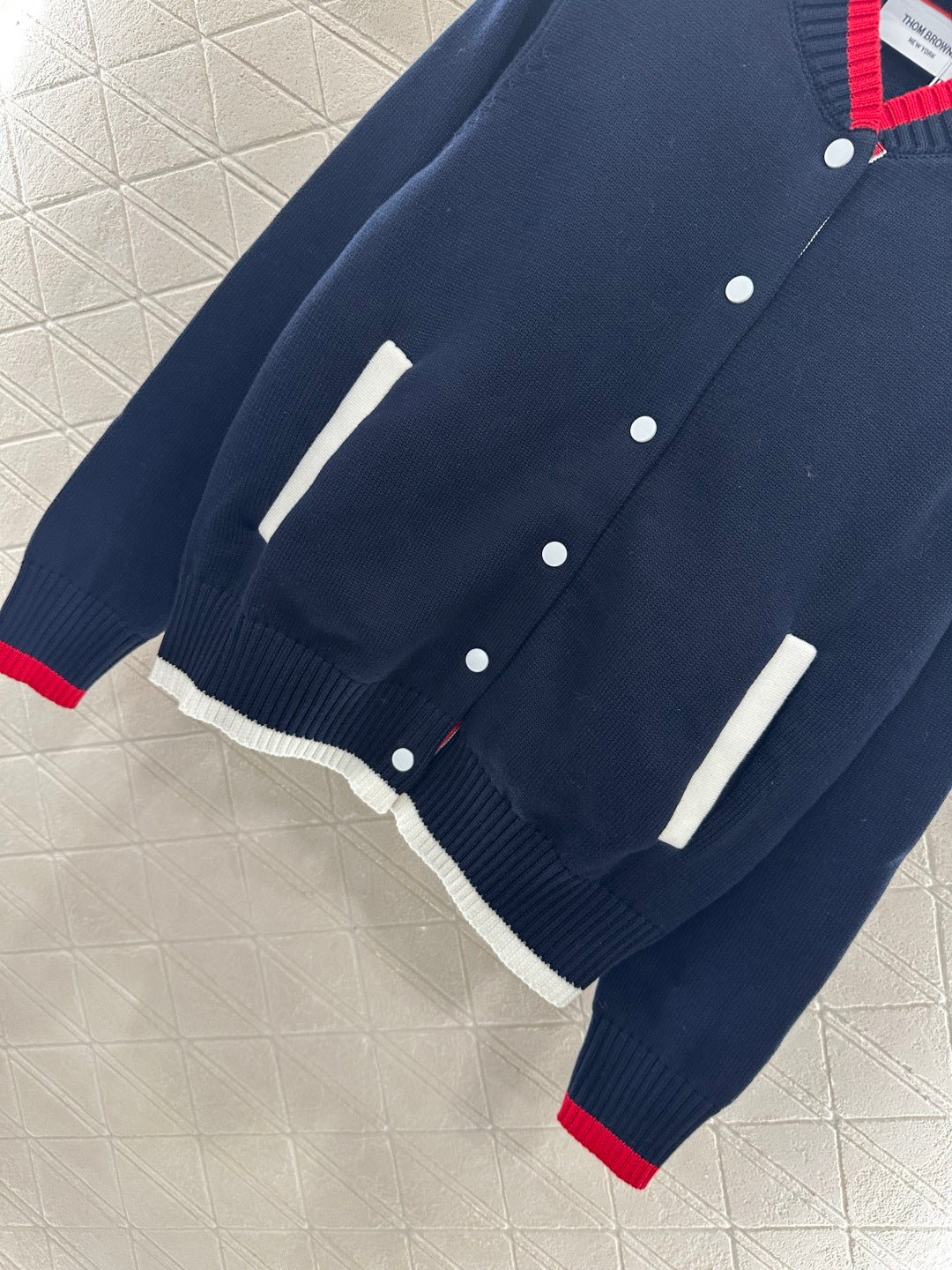 Th 25 Baseball Knitted Jacket