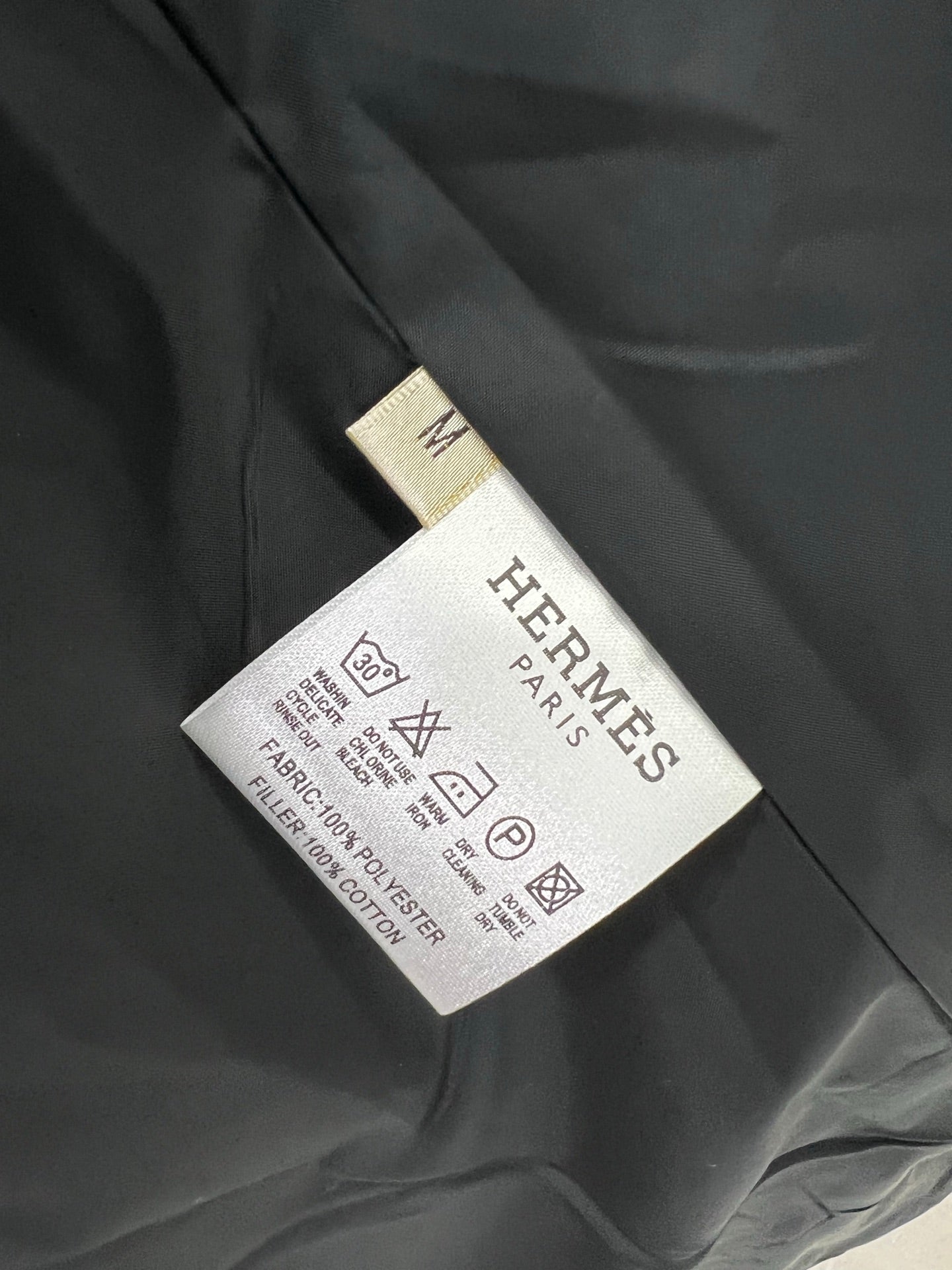 He 25 Stand up collar zipper medium length nylon cotton jacket