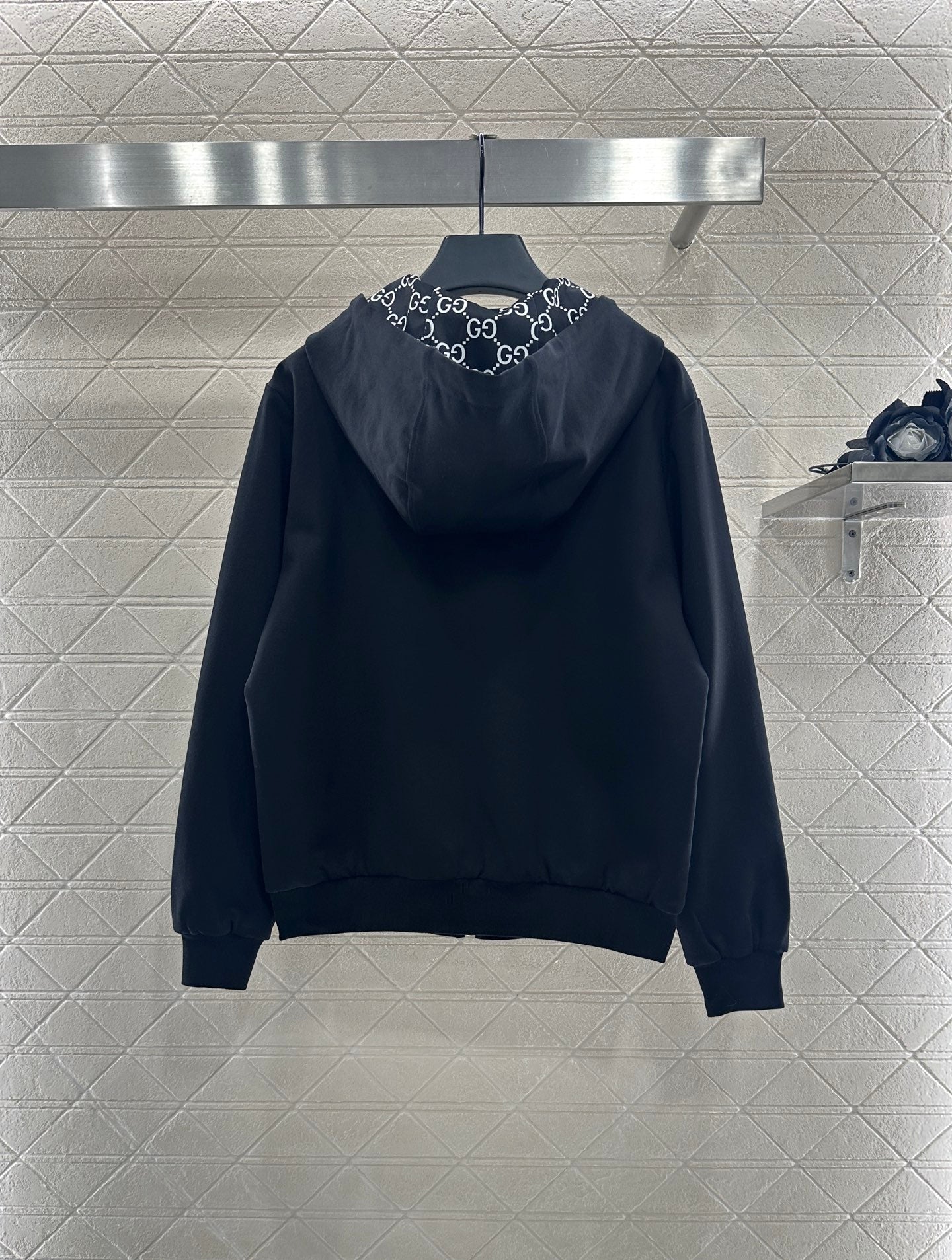 Gu 25 Double sided hooded jacket+long pants pure cotton set