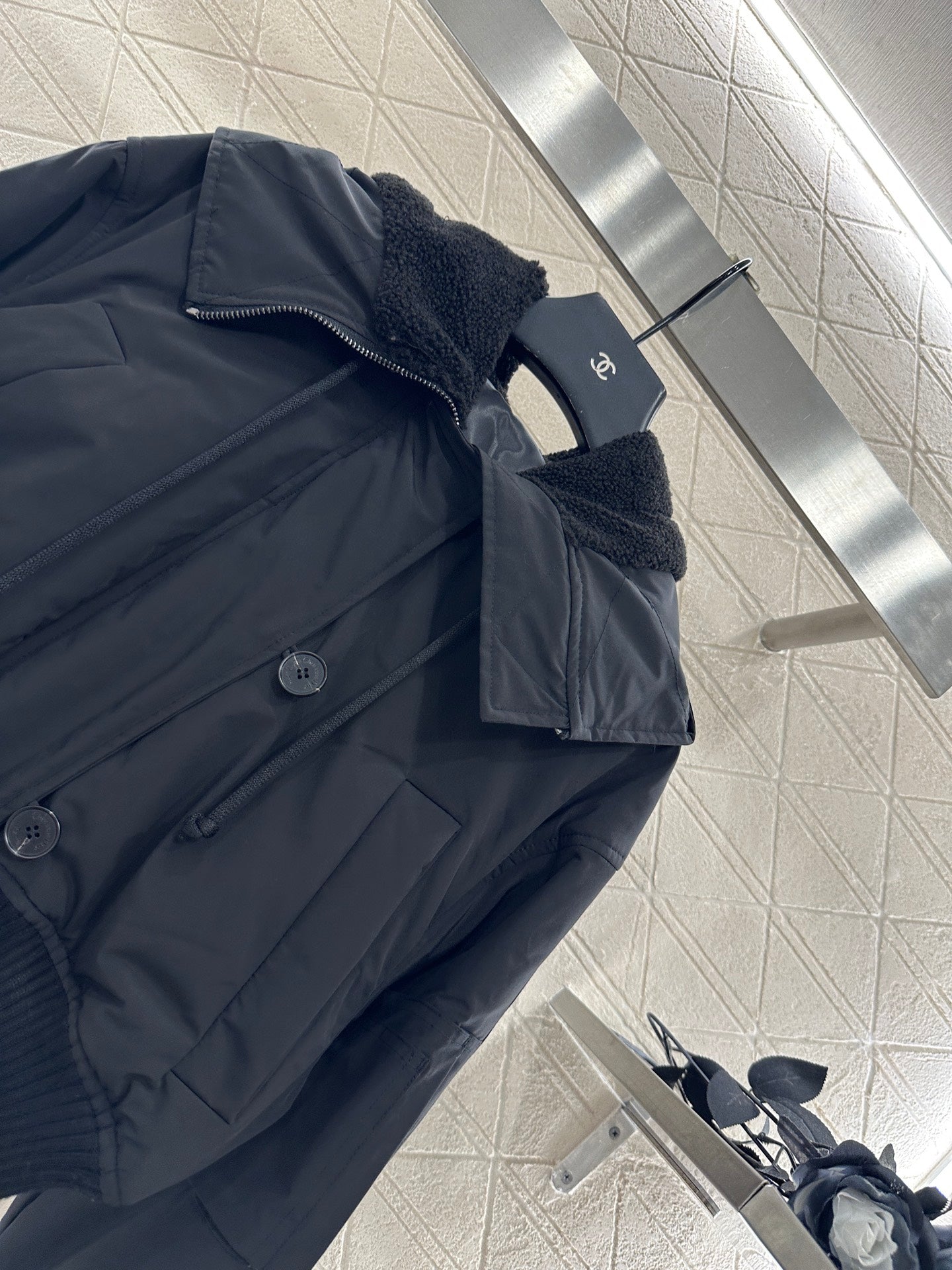 Di 25 Hooded zipper cotton jacket