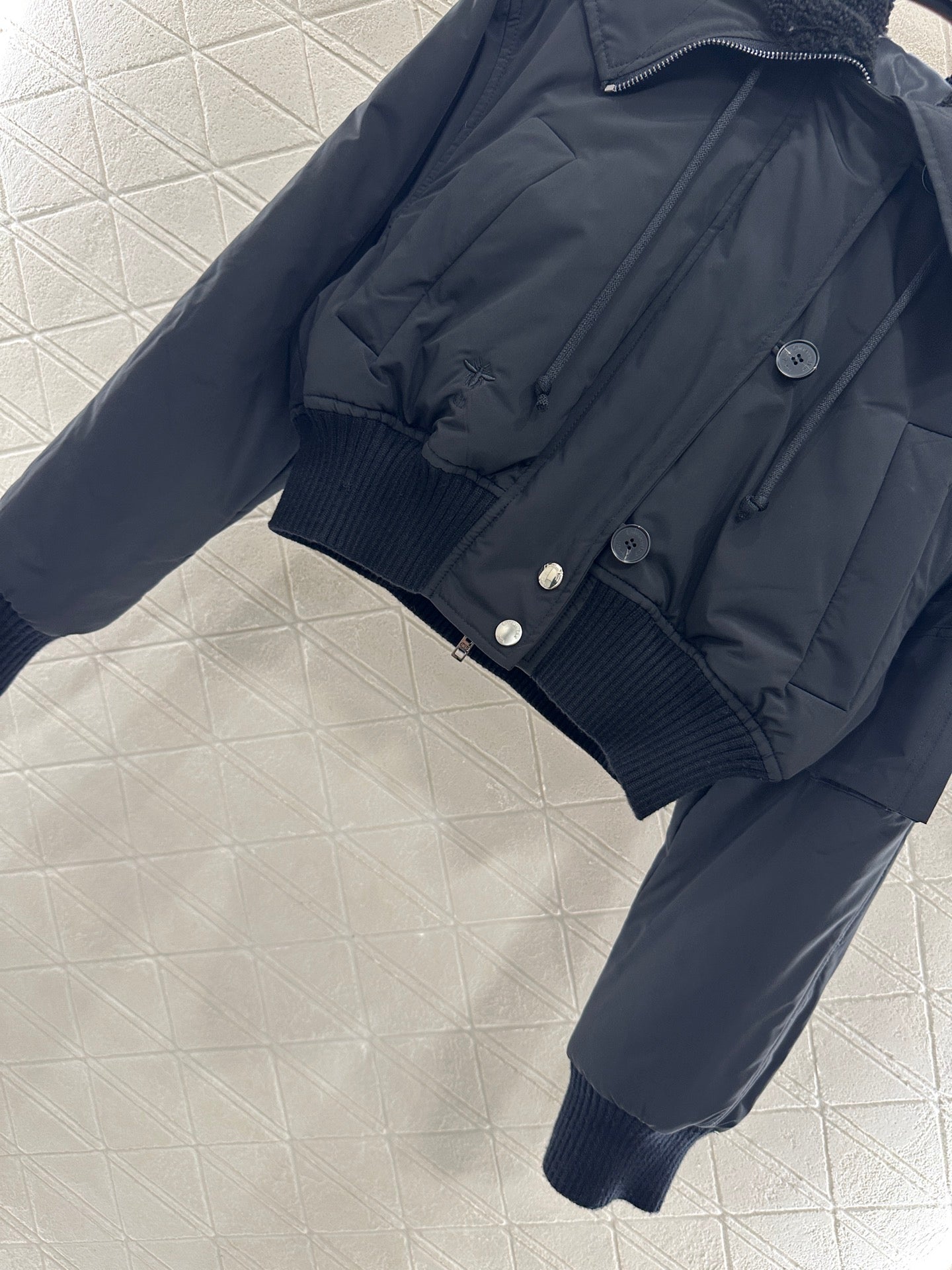 Di 25 Hooded zipper cotton jacket