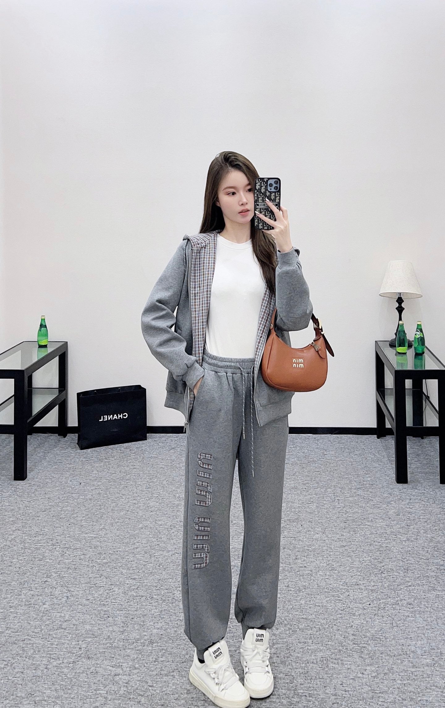Mi 25 Double sided hooded jacket+long pants pure cotton set