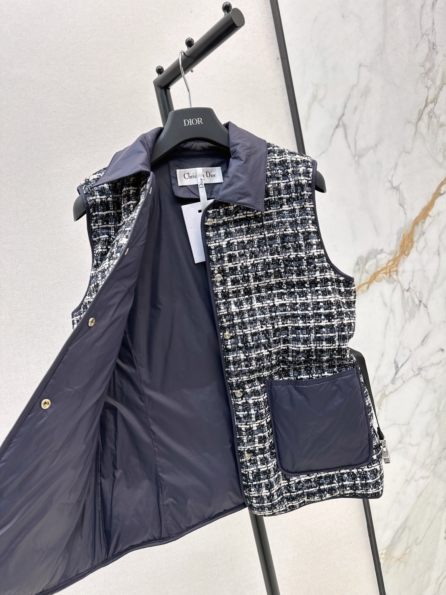 Di 25 New snowflake woven down vest jacket