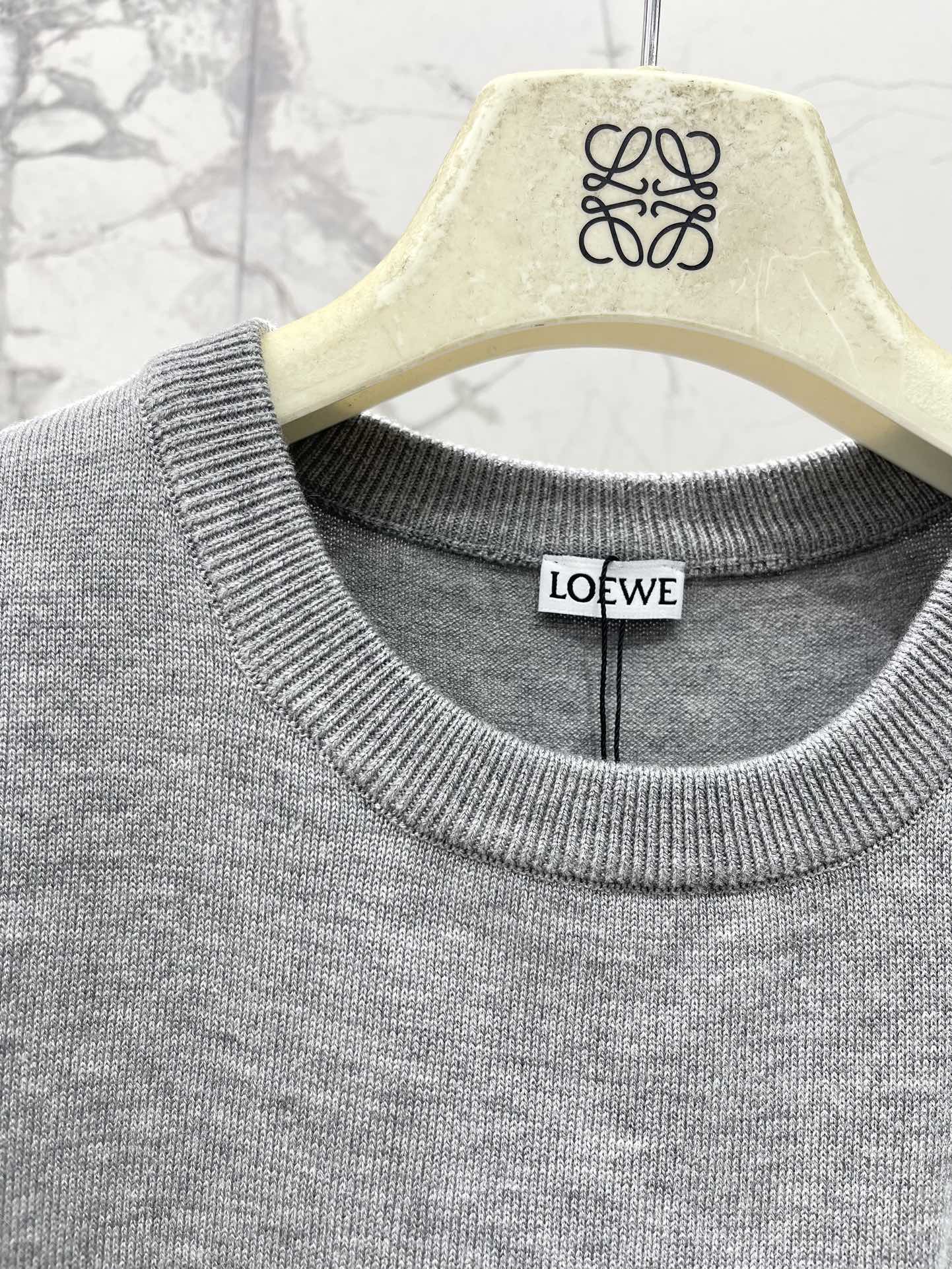 Lo 25 New Loose Cotton Blend Puzzle Pocket Knit wool Sweater