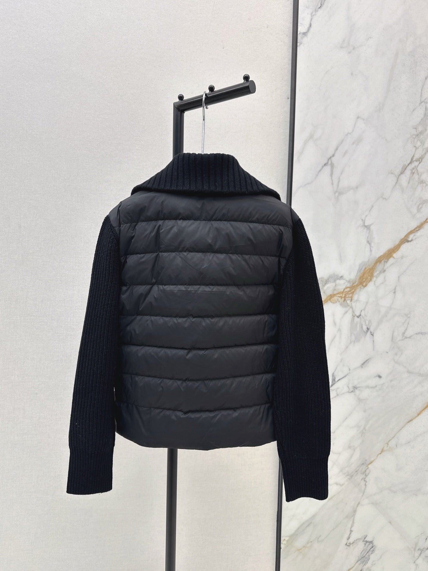 Lor 25 New wool patchwork down jacket