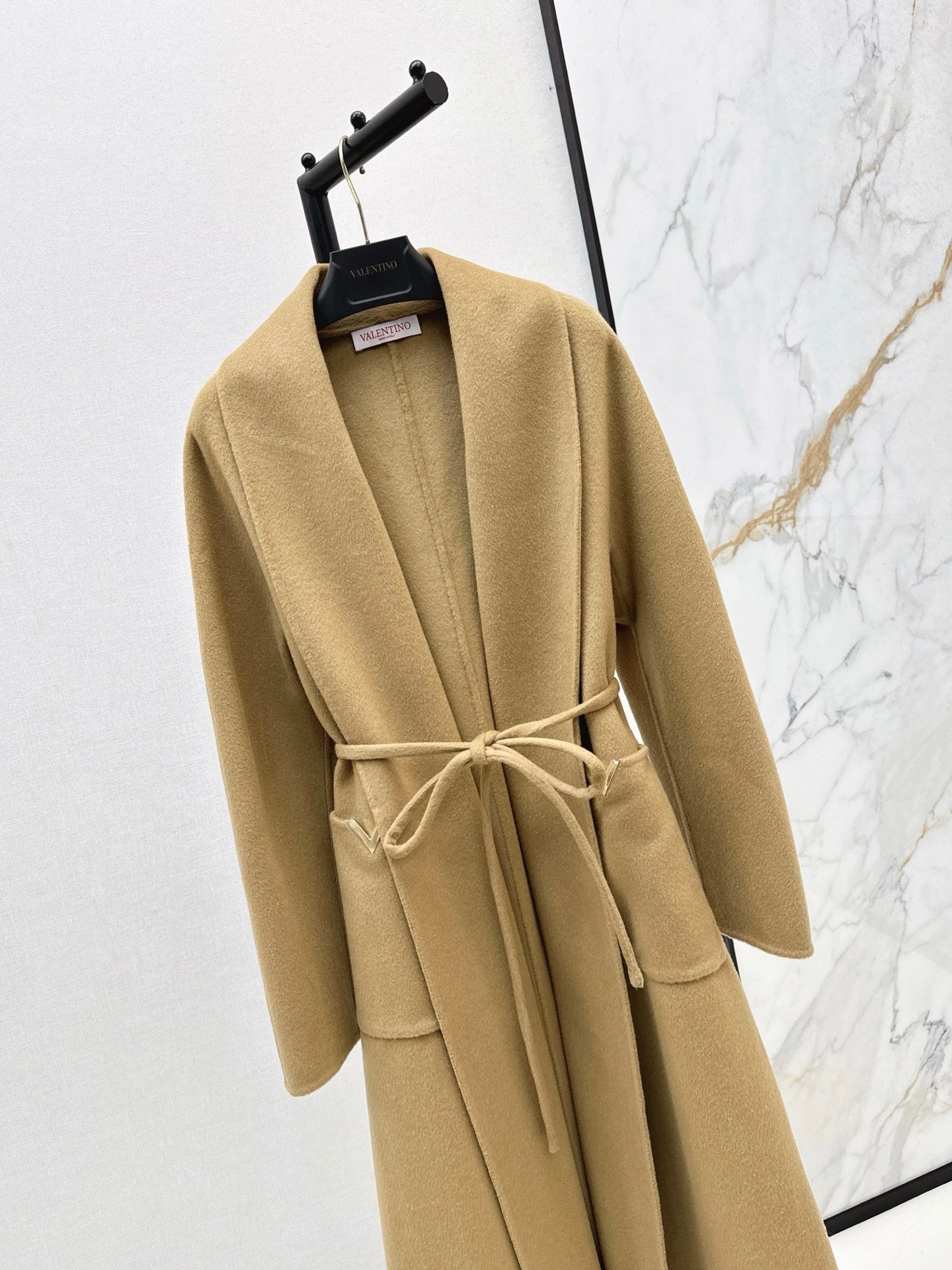 Val 25 New double-faced wool coat(KHAKI/WHITE/BLACK)