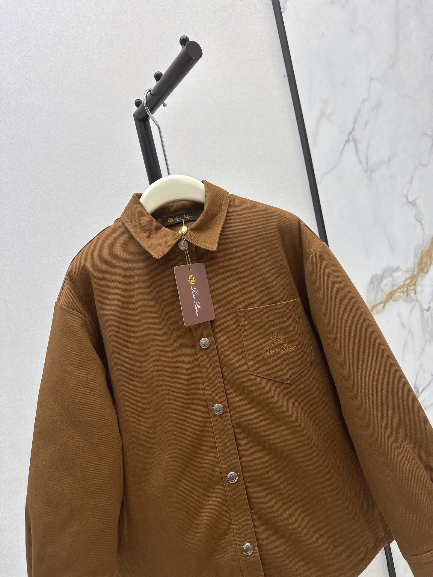 Lor 25fw new style bread padded jacket(KHAKI/WHITE)