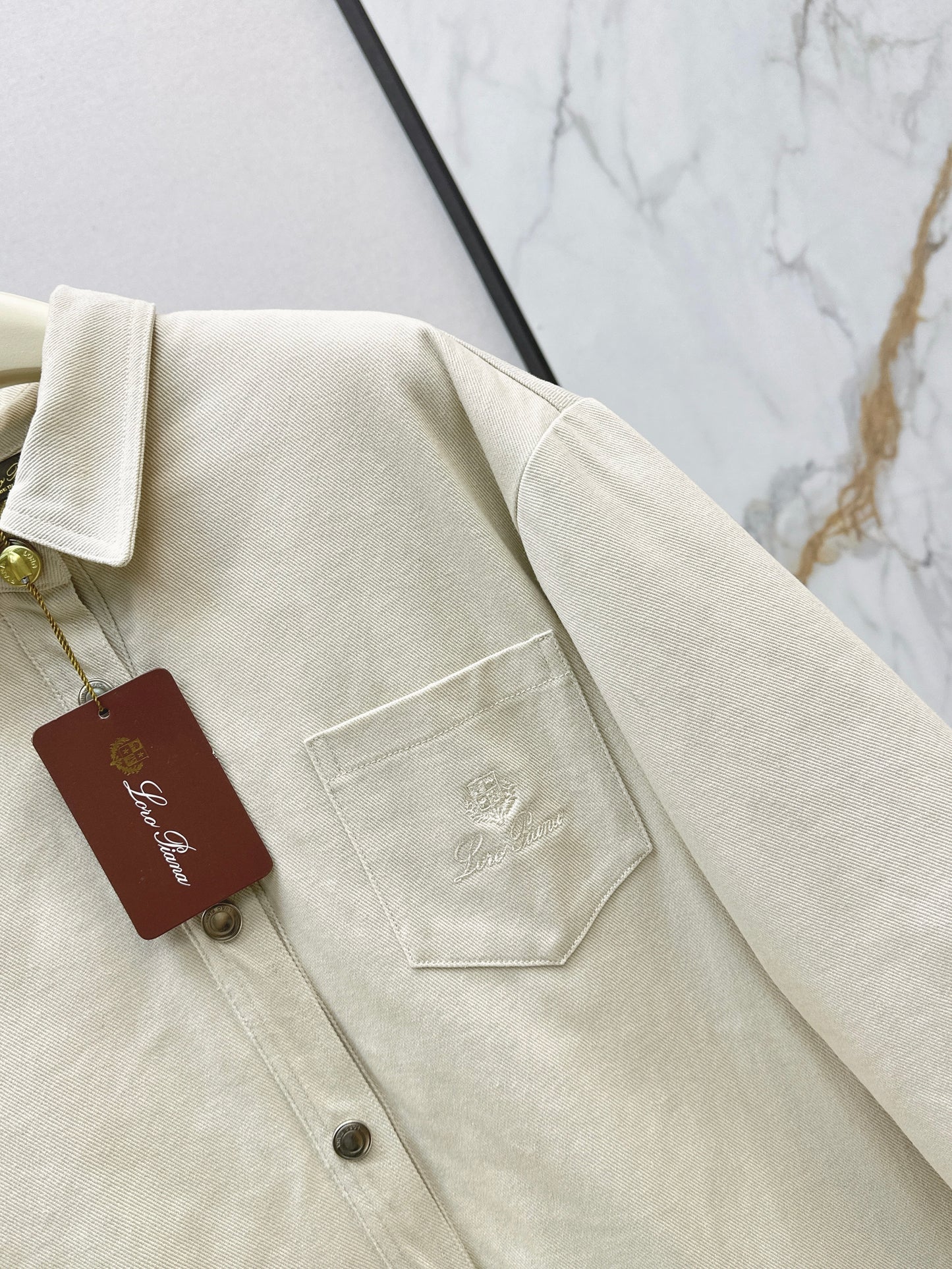 Lor 25fw new style bread padded jacket(KHAKI/WHITE)