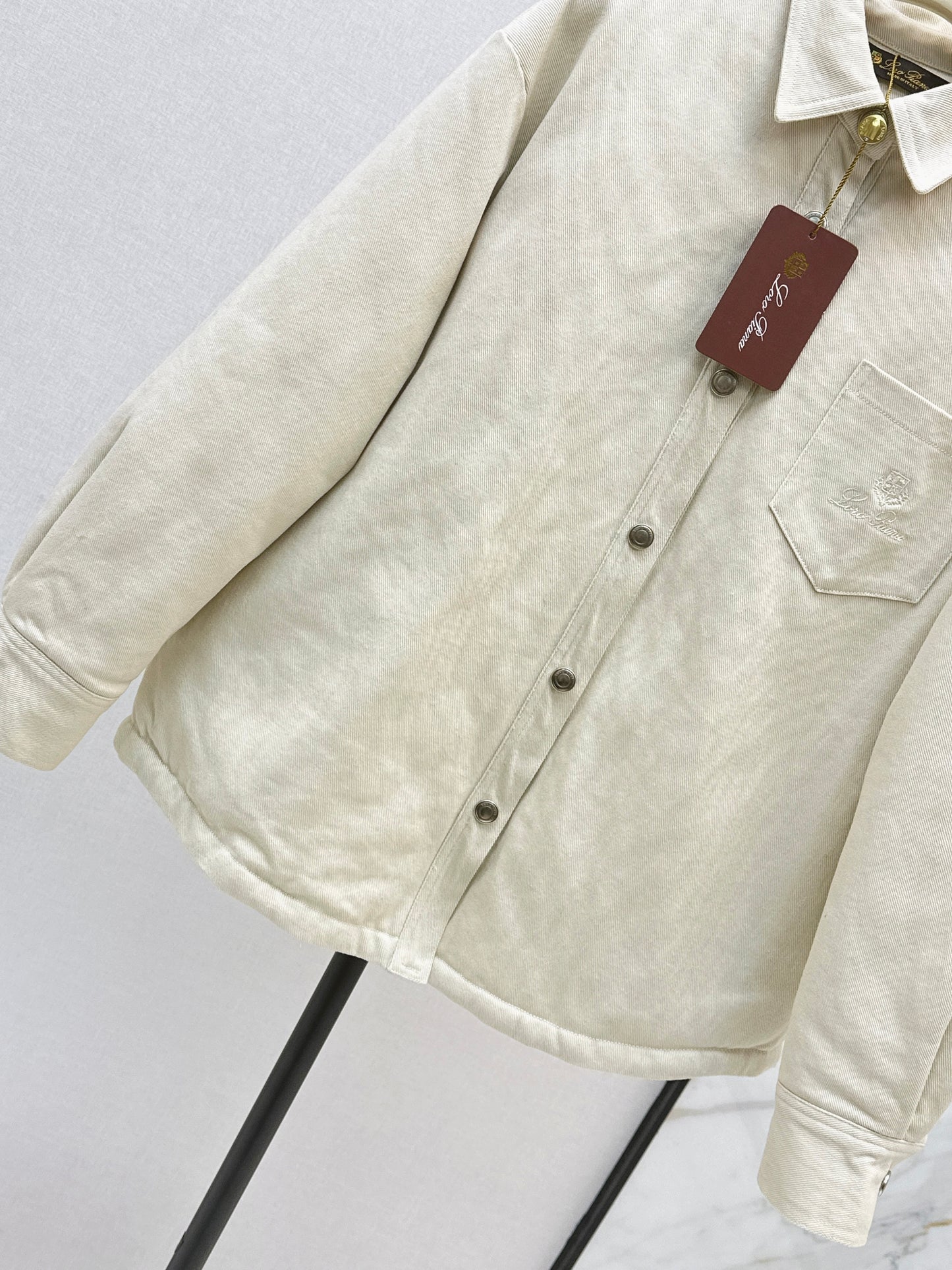 Lor 25fw new style bread padded jacket(KHAKI/WHITE)