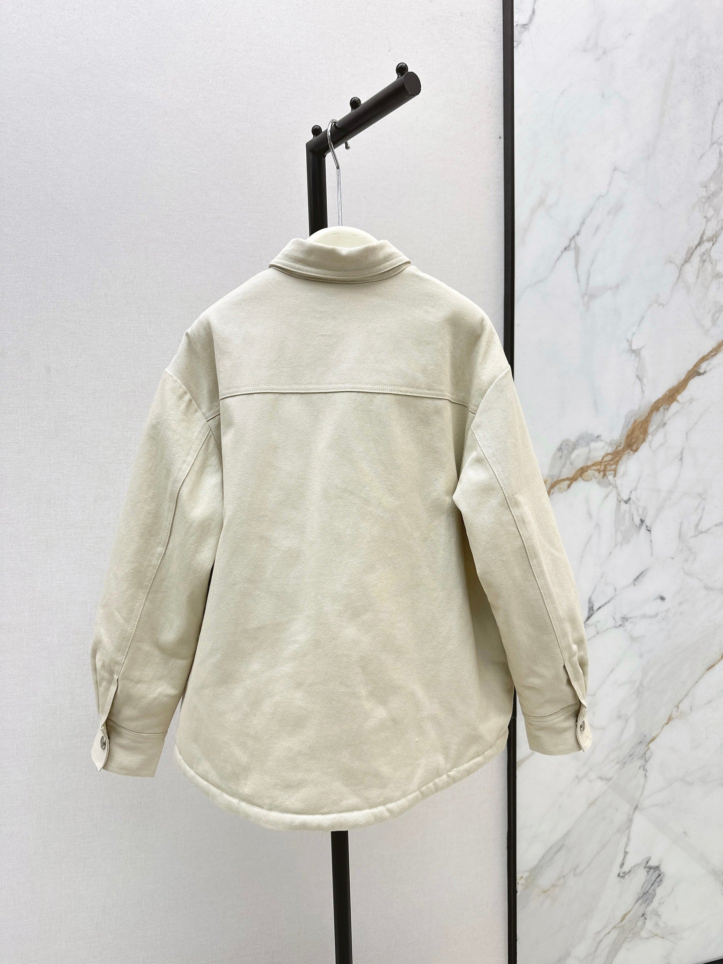 Lor 25fw new style bread padded jacket(KHAKI/WHITE)