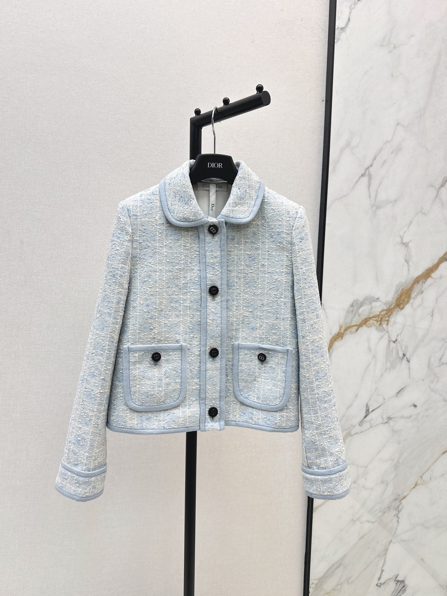 Di 25 Exclusive Cannage Double Pocket Lapel Jacket