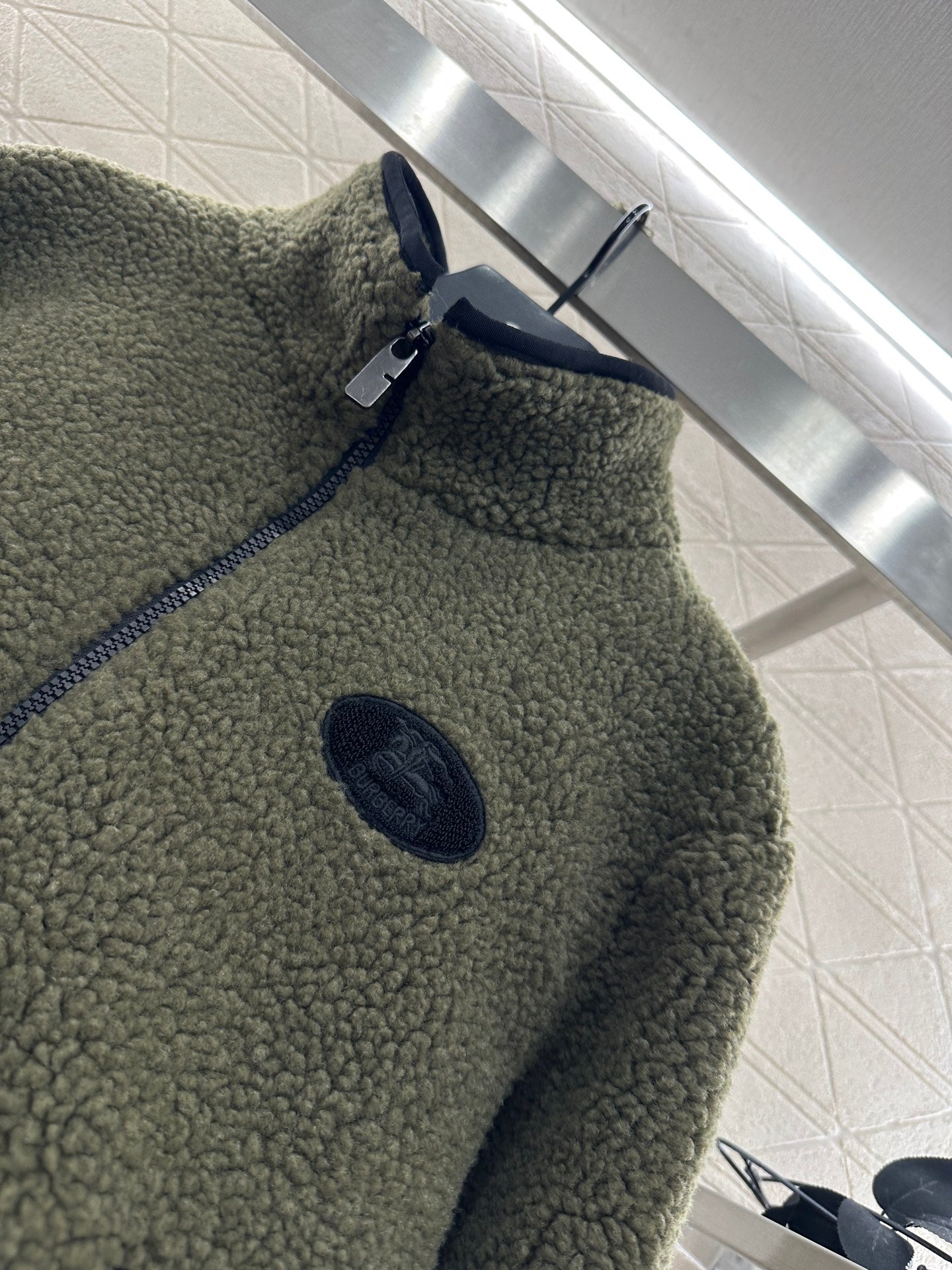 Bur 25 Particle plush zipper jacket